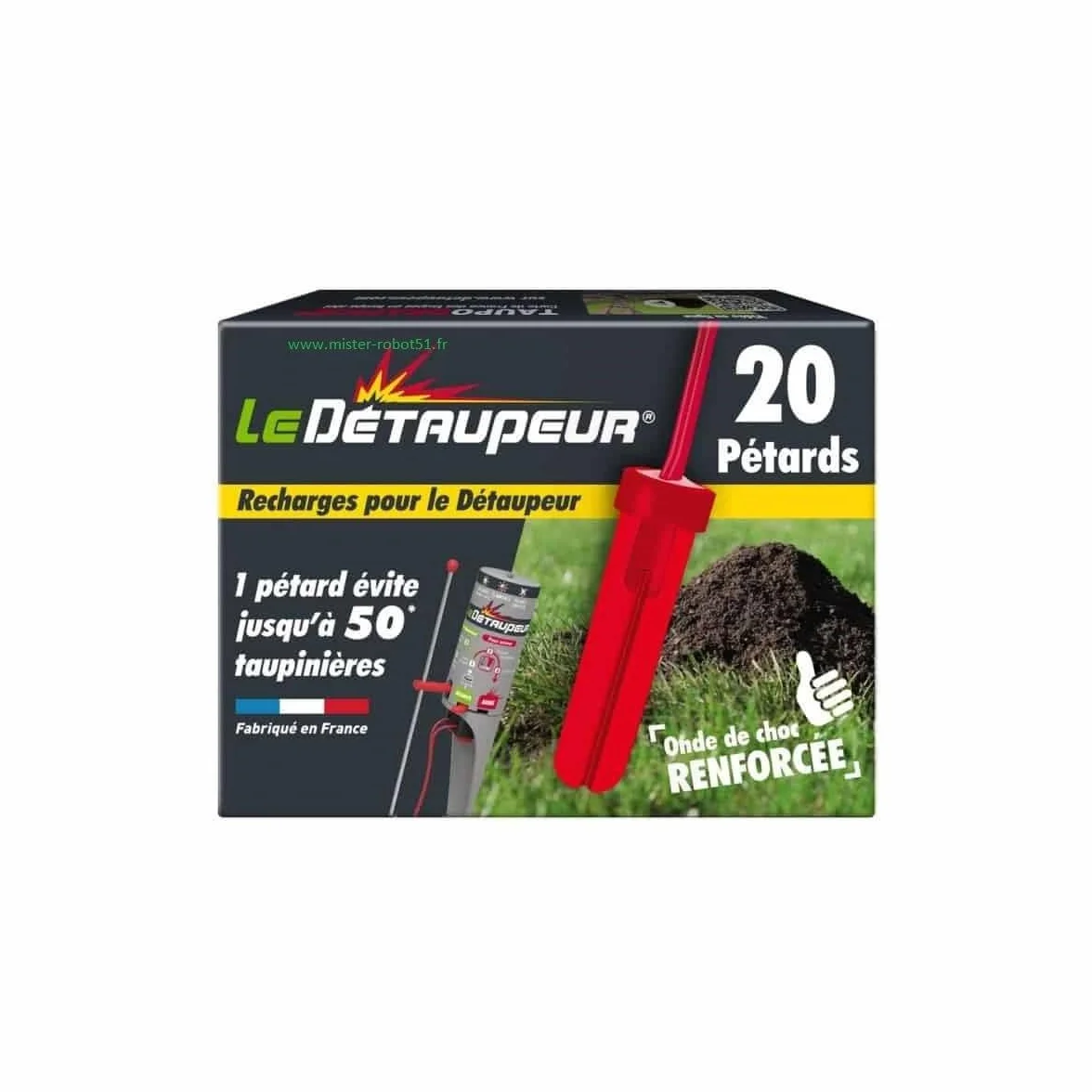X20 Recharges Piège Anti Taupe Rat Taupe sous la Pluie