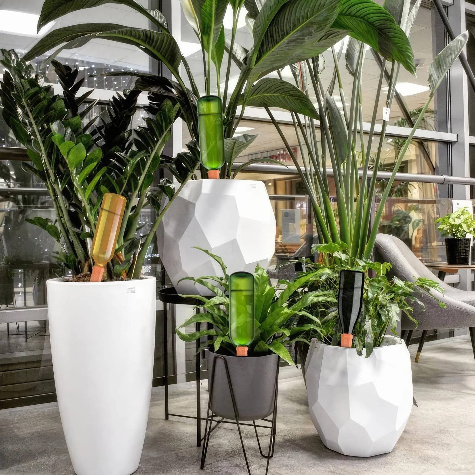 Cône d’arrosage Argile Lot de 8 Arrosoir Terreau Plante Intérieur Systèmes Irrigation Automatique