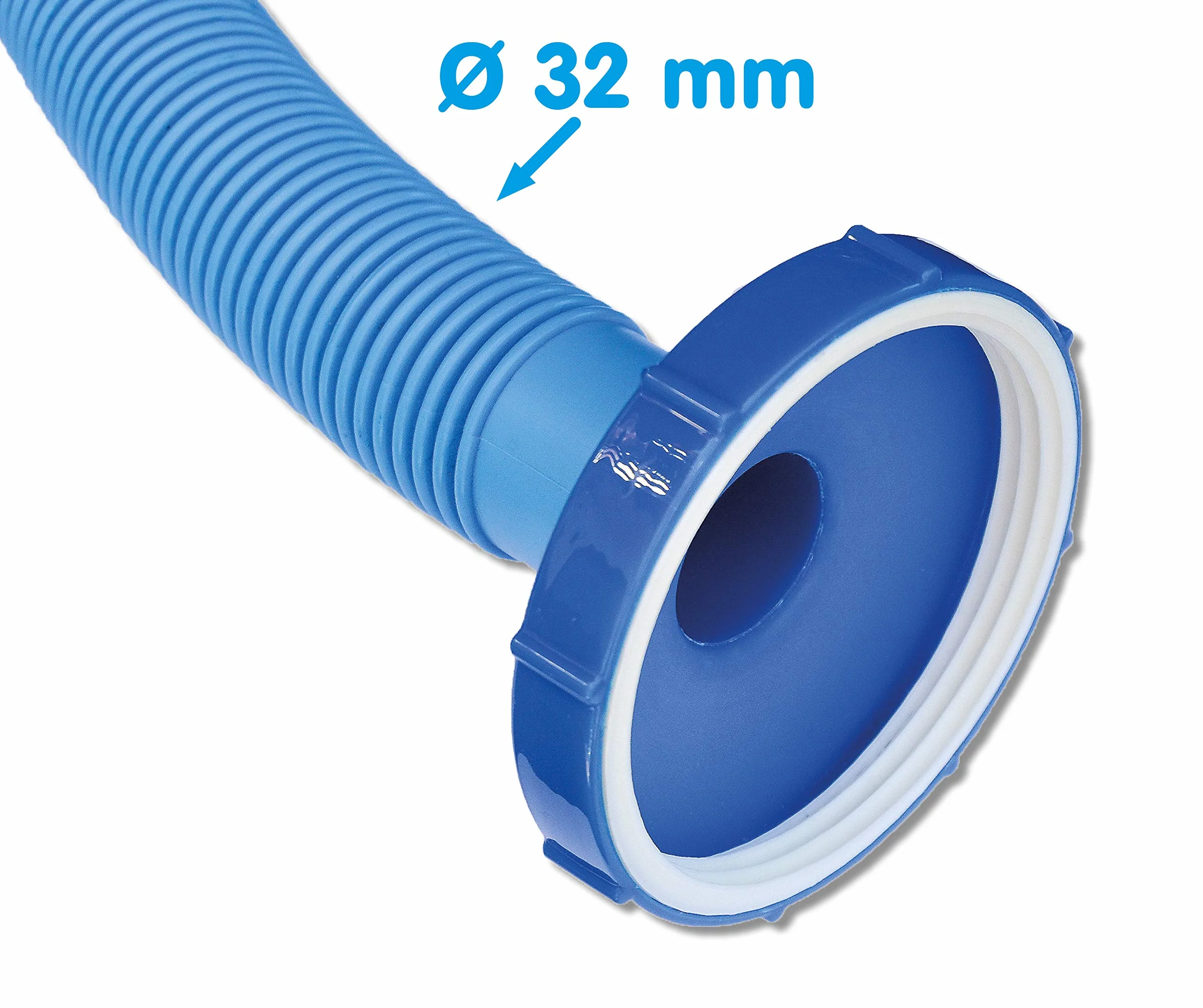 Adaptateur universel aspirateur sol raccord vis 80 mm 82 mm 88 mm tuyau 32 mm bleu blanc