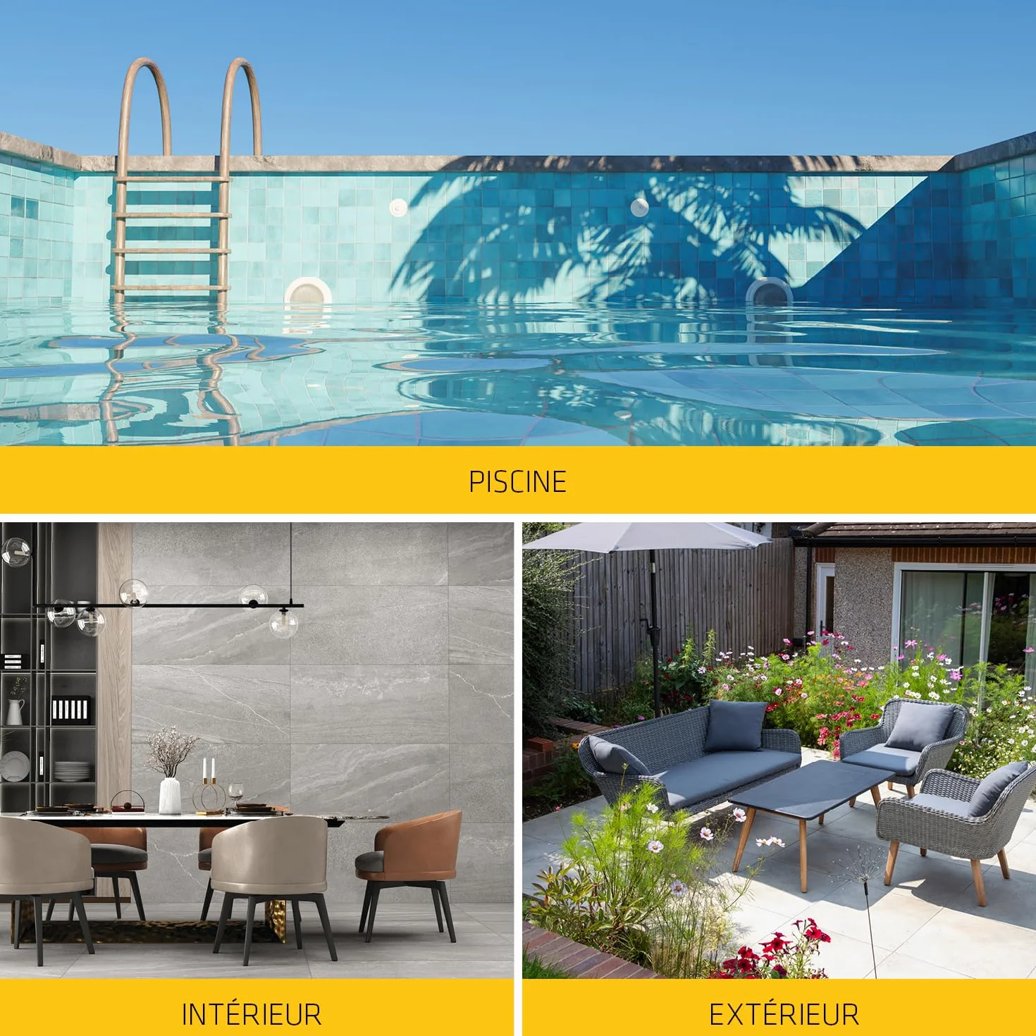SIKA - Colle à carrelage à double consistance sans poussières - SikaCeram 200 FLEX Blanc - Tous types de carreaux (3600cm² max) - Murs et Sols - Intérieur et Extérieur - 5kg