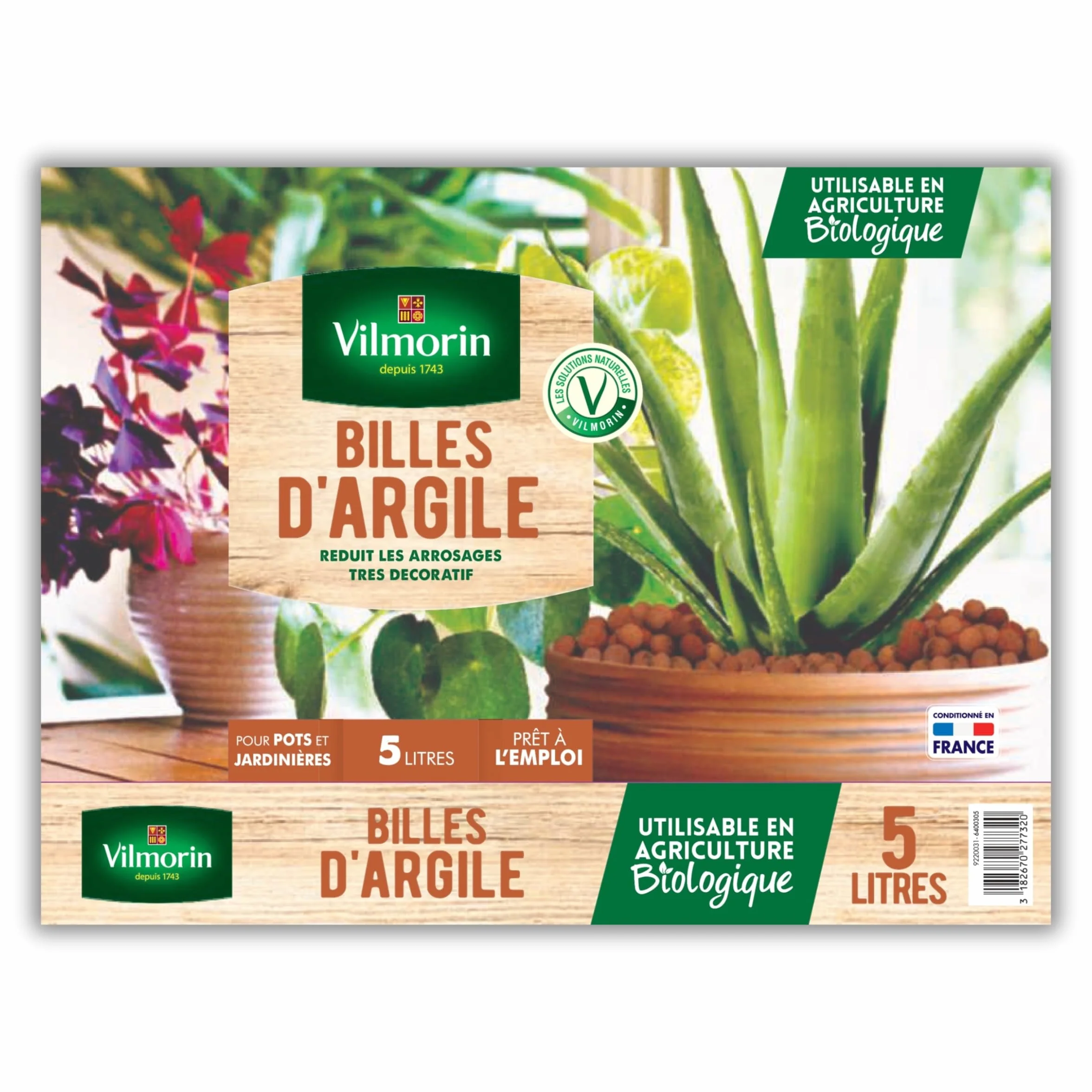 Vilmorin Billes d'argile 5 Litres 1,8 kg