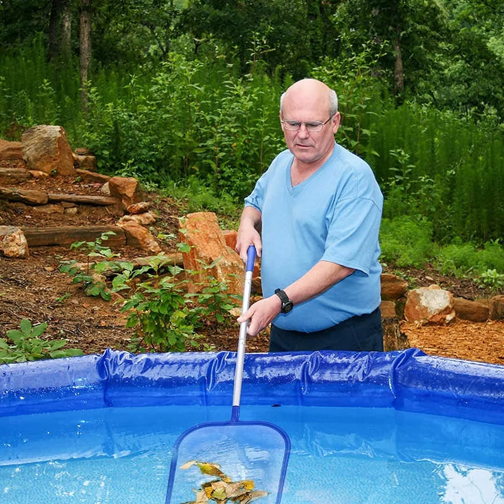 Épuisette Piscine Manche Télescopique Maille Extra Fine, Filet Nettoyage Piscine
