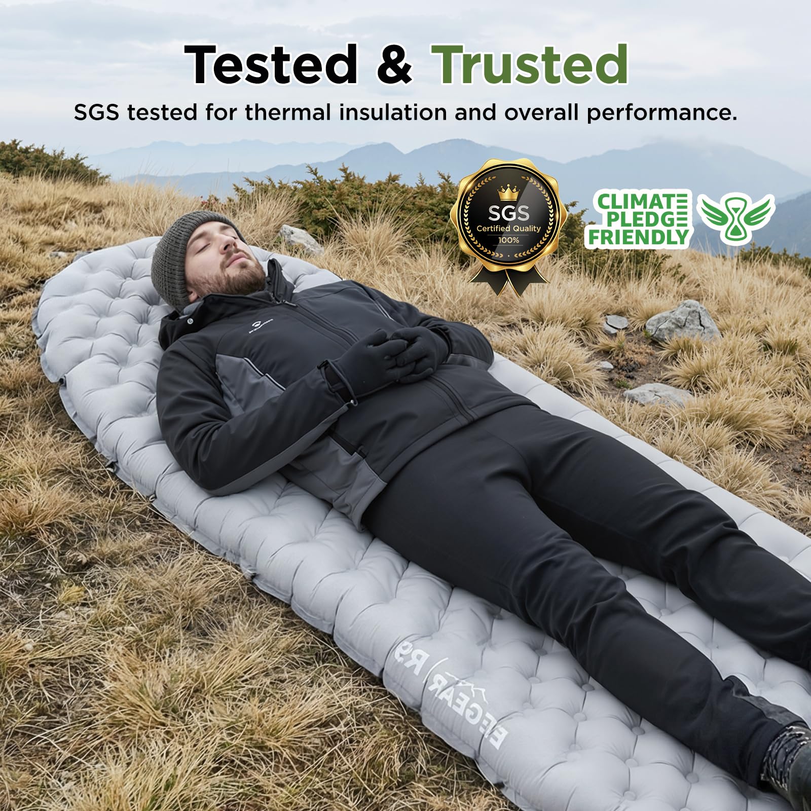 Ultralight 4-Inch Insulated All-Season Sleeping Pad