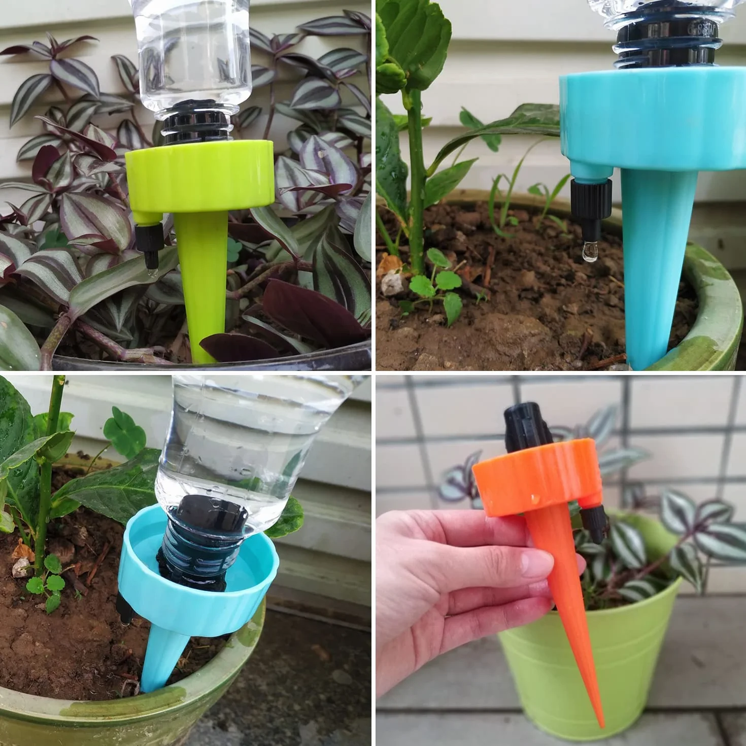 Kit Irrigation Goutte à Goutte Automatique Arrosage Plantes avec Vannes de Régulation