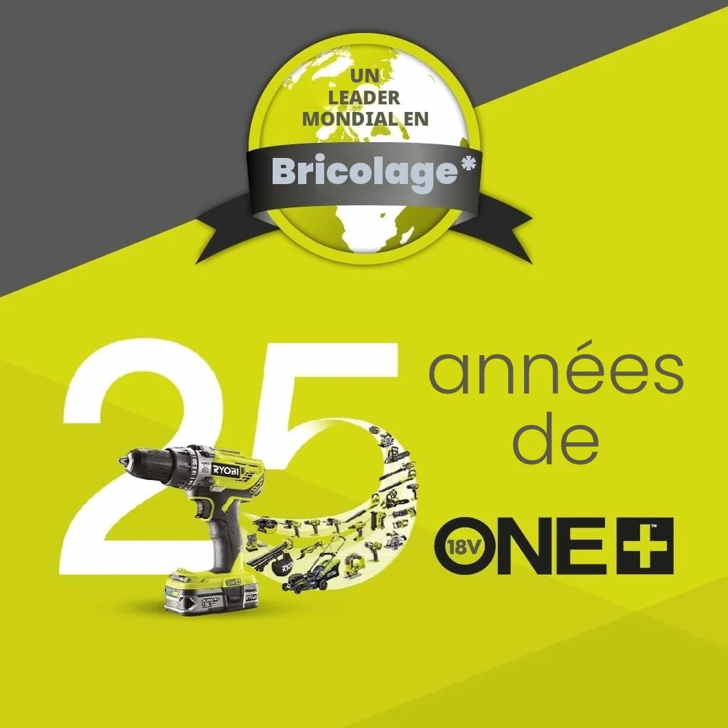 RYOBI Souffleur sans Fil 18V One+ OBL1820S 245km/h Léger Compact