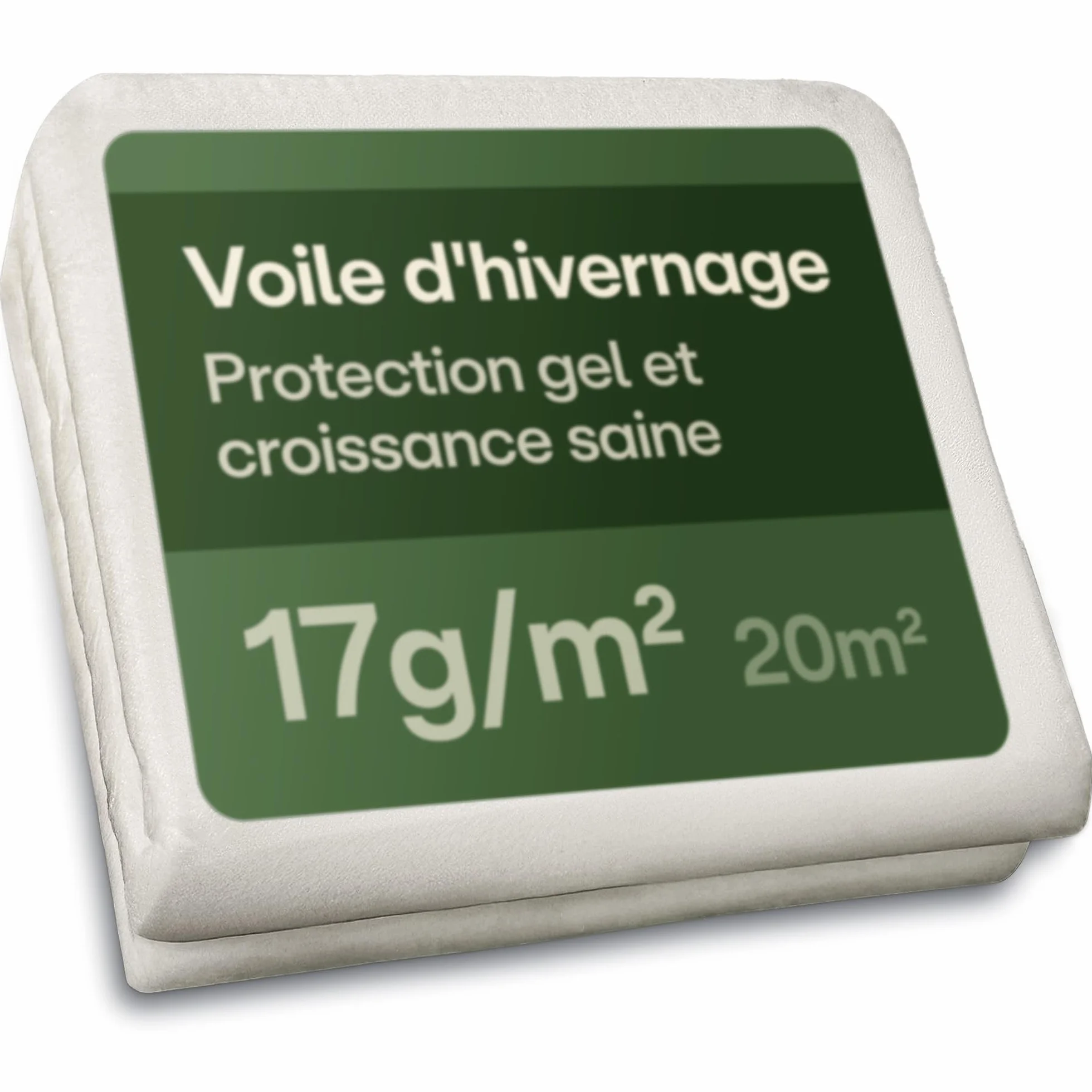 Voile d'Hivernage pour Plantes 17g/m² 20m² (2x10m) Protection Contre le Gel Respirant Perméable à l'Eau Stabilisé aux UV