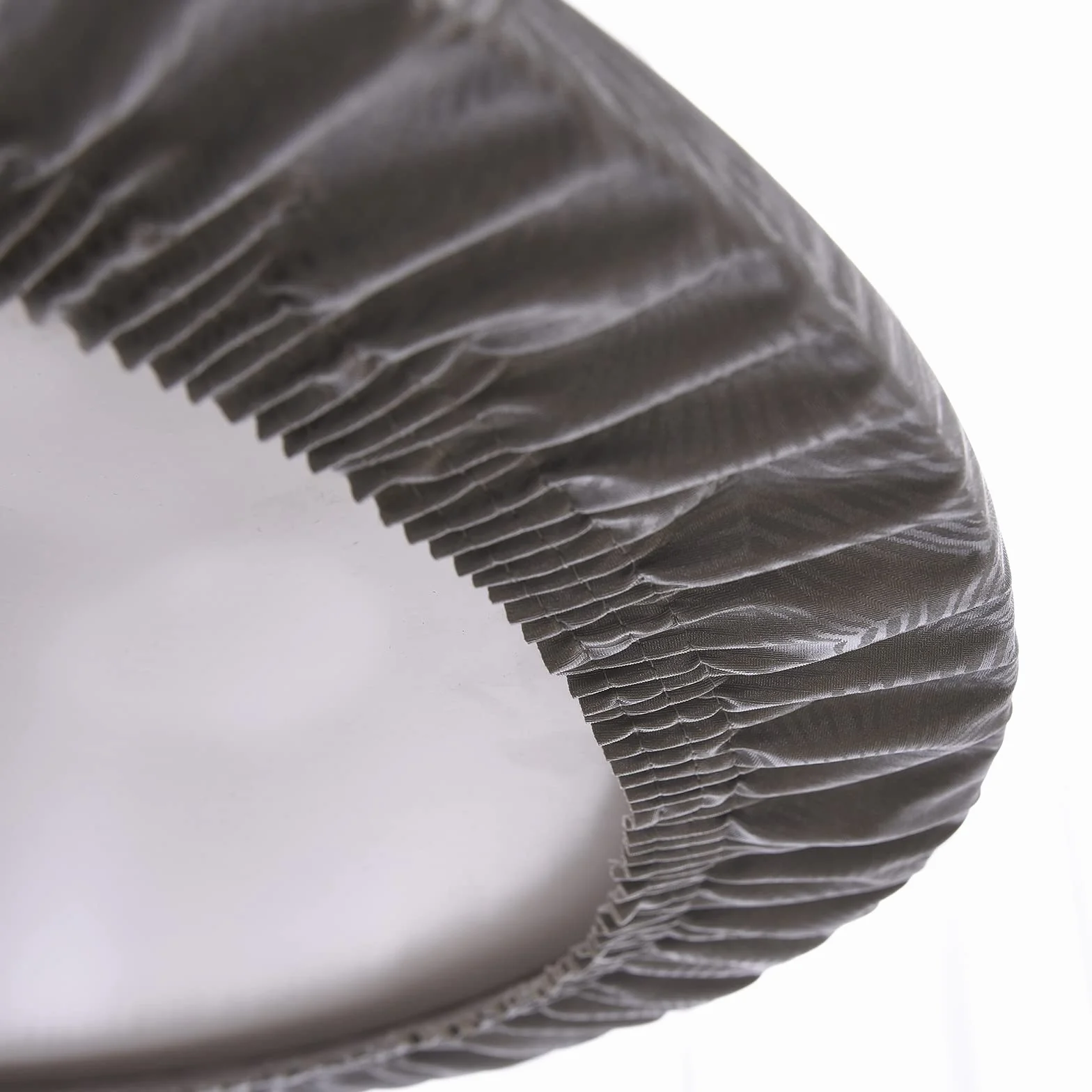 Nappe ronde en vinyle MINGPINHUIUS avec bords élastiques, imperméable, résistante à l'huile, lavable, motif plantes, gris, 60 cm