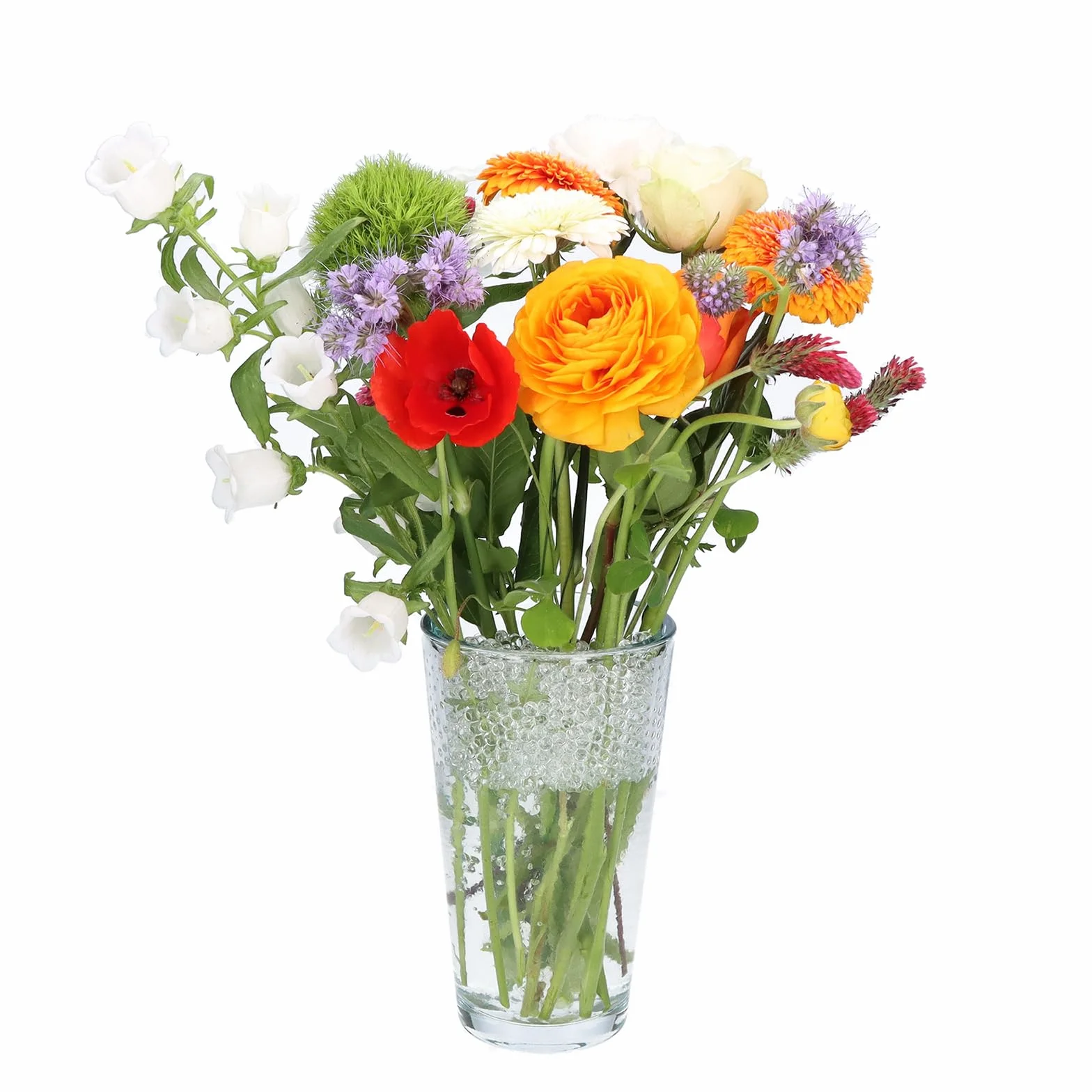 Granulés de Cristal Retenant l'Eau 100 g, 1,5-2 mm, 10 L, Décoration pour Plantes