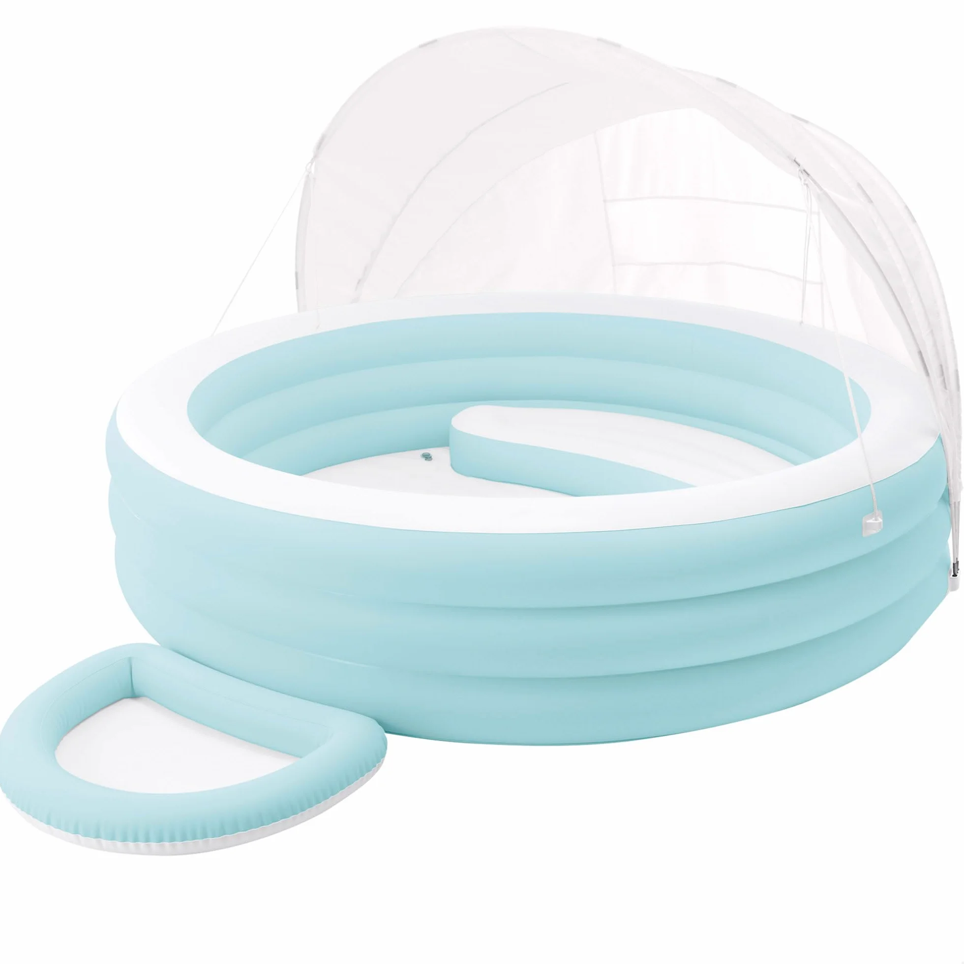 Intex Swim Center 57195NP Auvent Gonflable pour Piscine 177 x 221 x 137 cm