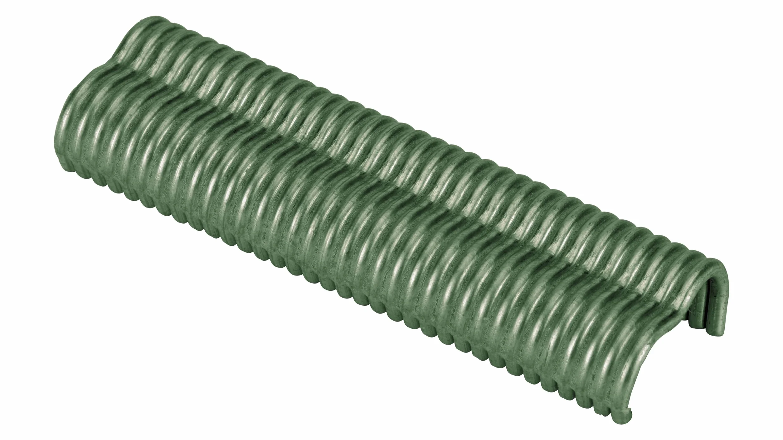 SALKI | Agrafes de Grillage Ω20 | Pack de 200 Agrafes Annelées Vertes | Diamètre de 2mm