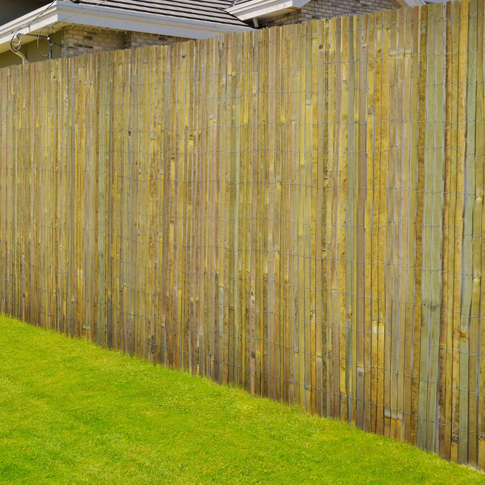 Canisse en Bambou 200x300cm Brise-Vue Jardin Résistant aux UV 100% Naturel