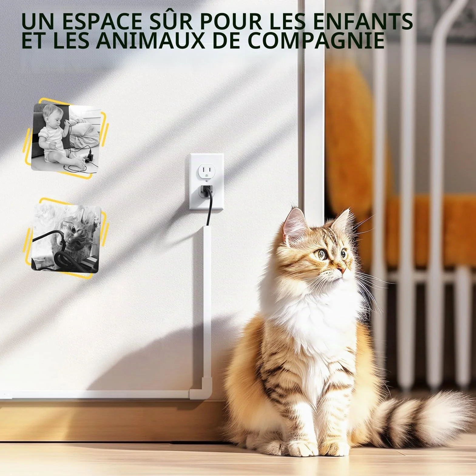 kinkaivy Goulotte Passe Câble, 4M Mini Goulotte électrique Autocollante, Pouvant être Peinte Goulotte pour Cacher Un Câble d'enceinte ou Un Câble TV–10x40CM(Longueurs), 15mm (Largeur), 10mm(Hauteur)