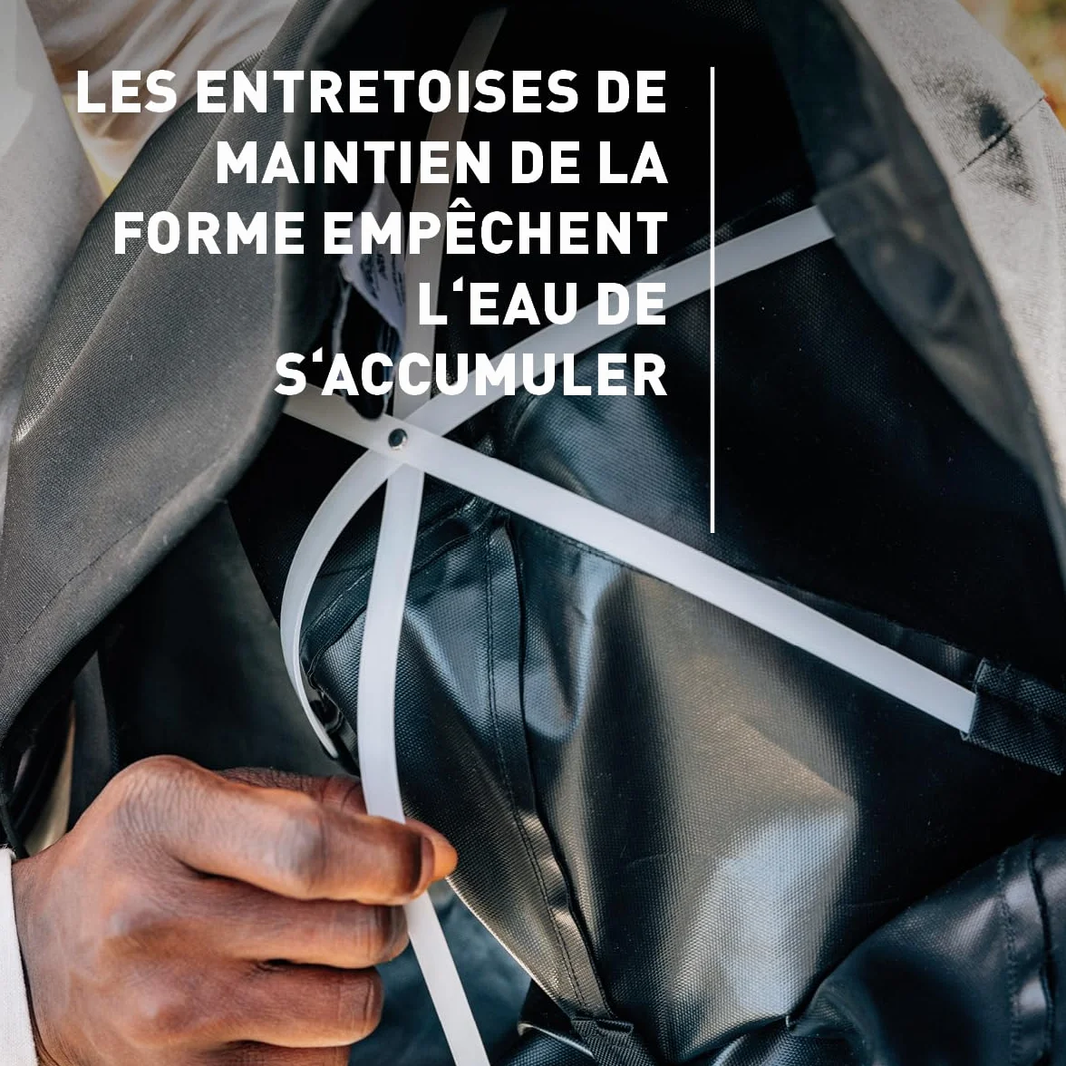 Höfats Housse Moon Protection ajustée résistante intempéries UV bloqueur cordon entretoises indéformables