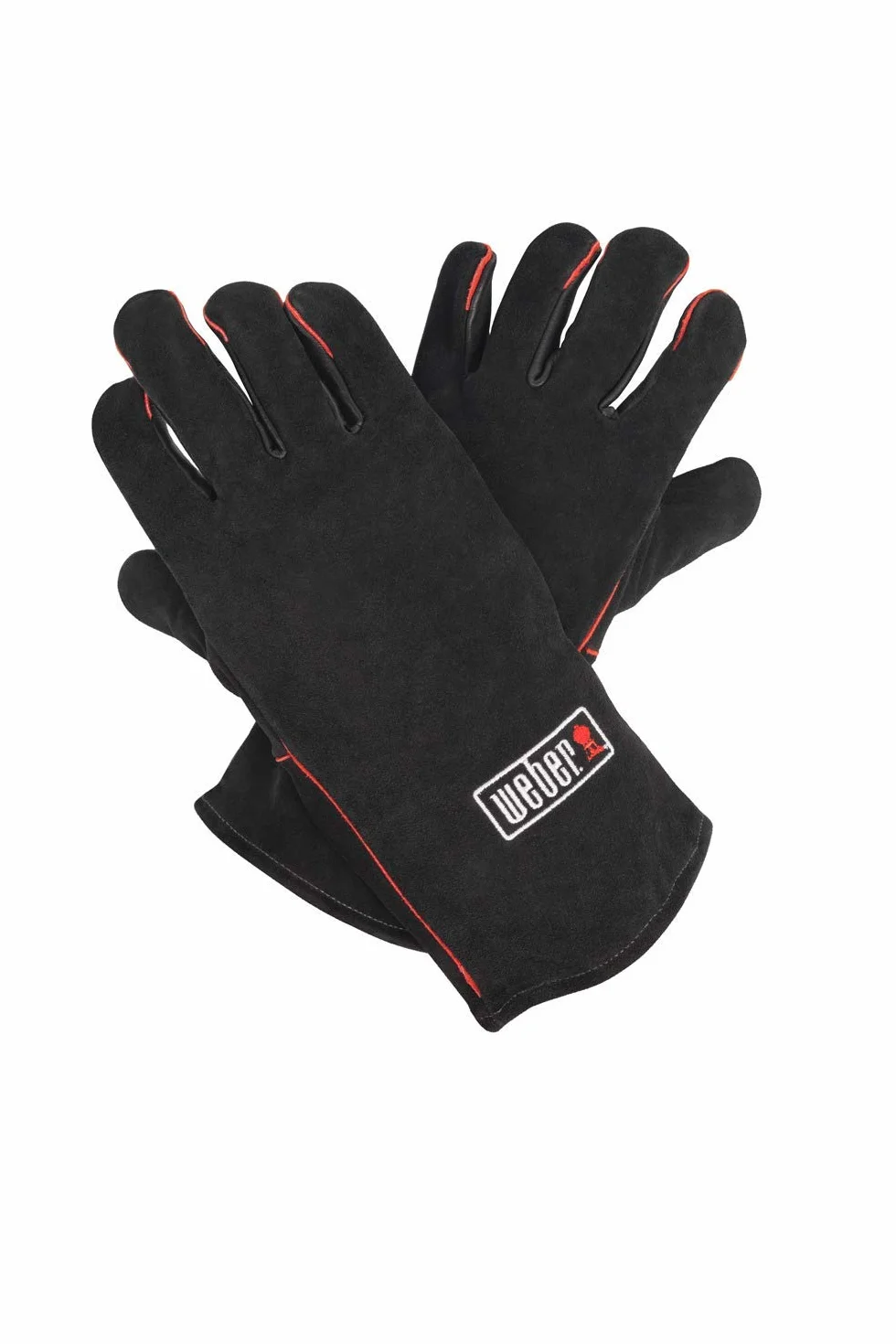 Weber Gants barbecue cuir résistants chaleur Noir