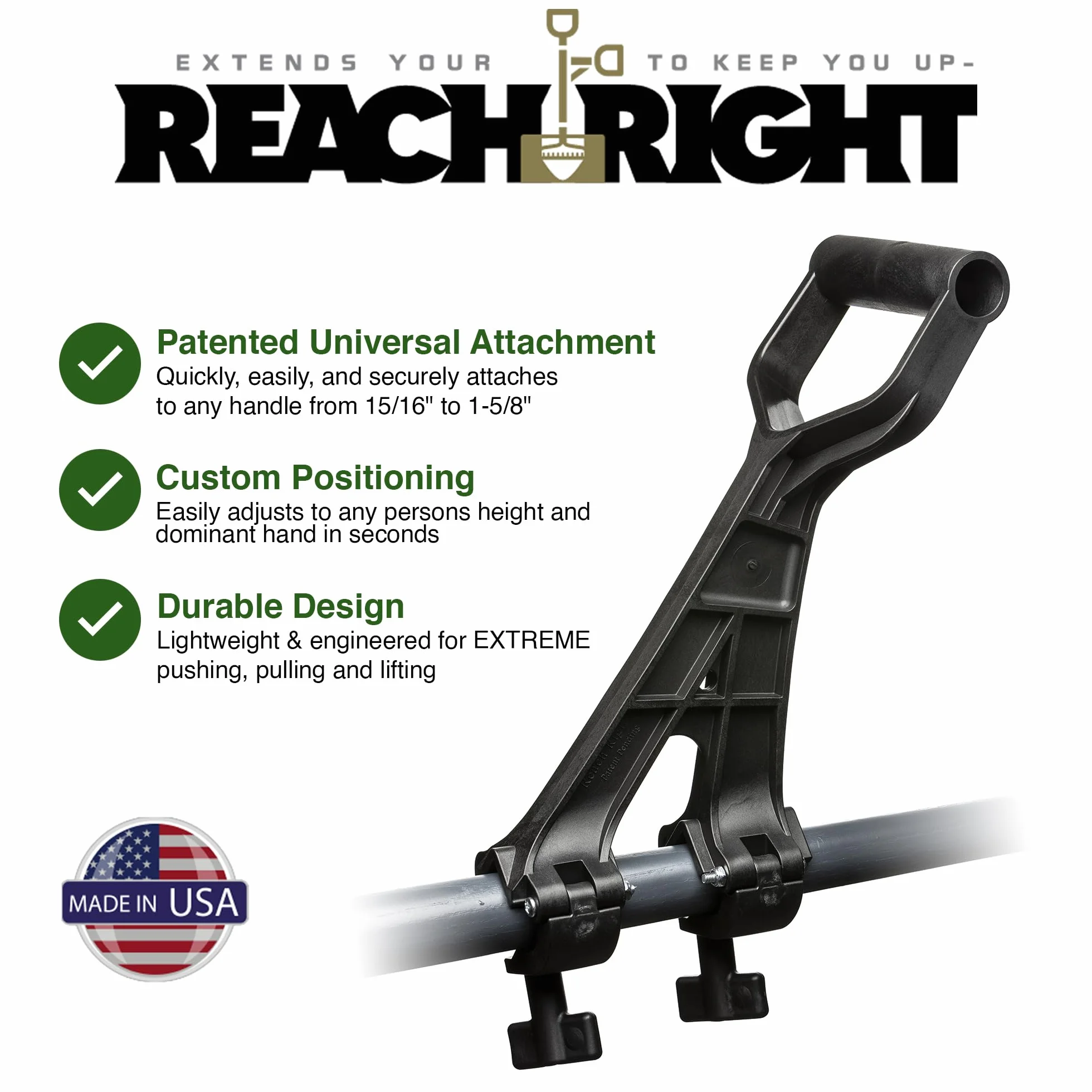 Reach Right Poignée axiale secondaire Universelle