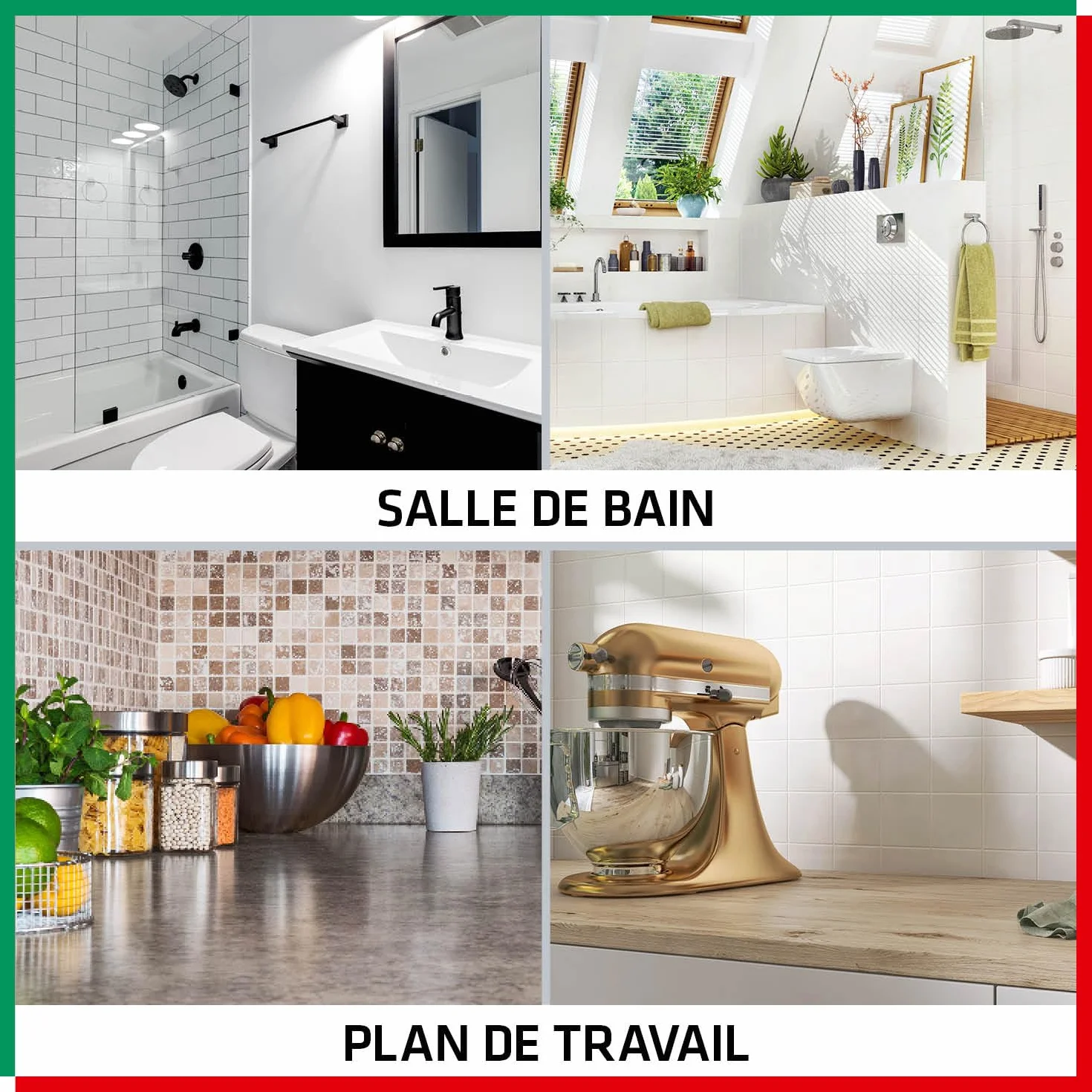 Parexlanko, Joint en Pâte prêt à l'emploi, Joint de carrelage compris entre 1 à 6mm pour mur et plan de travail intérieur, Blanc, 1,5kg