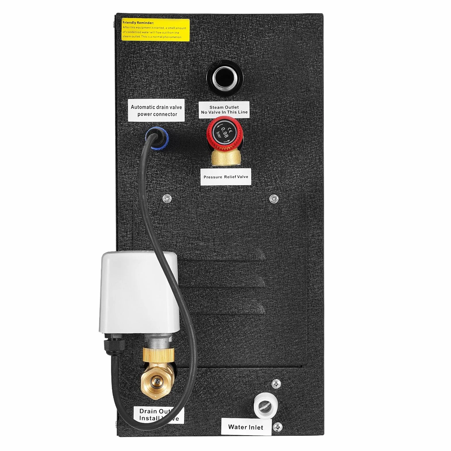 VEVOR Générateur de Vapeur Sauna 7,5 kW avec Contrôleur, Protection Contre Surchauffe, Vidange Automatique