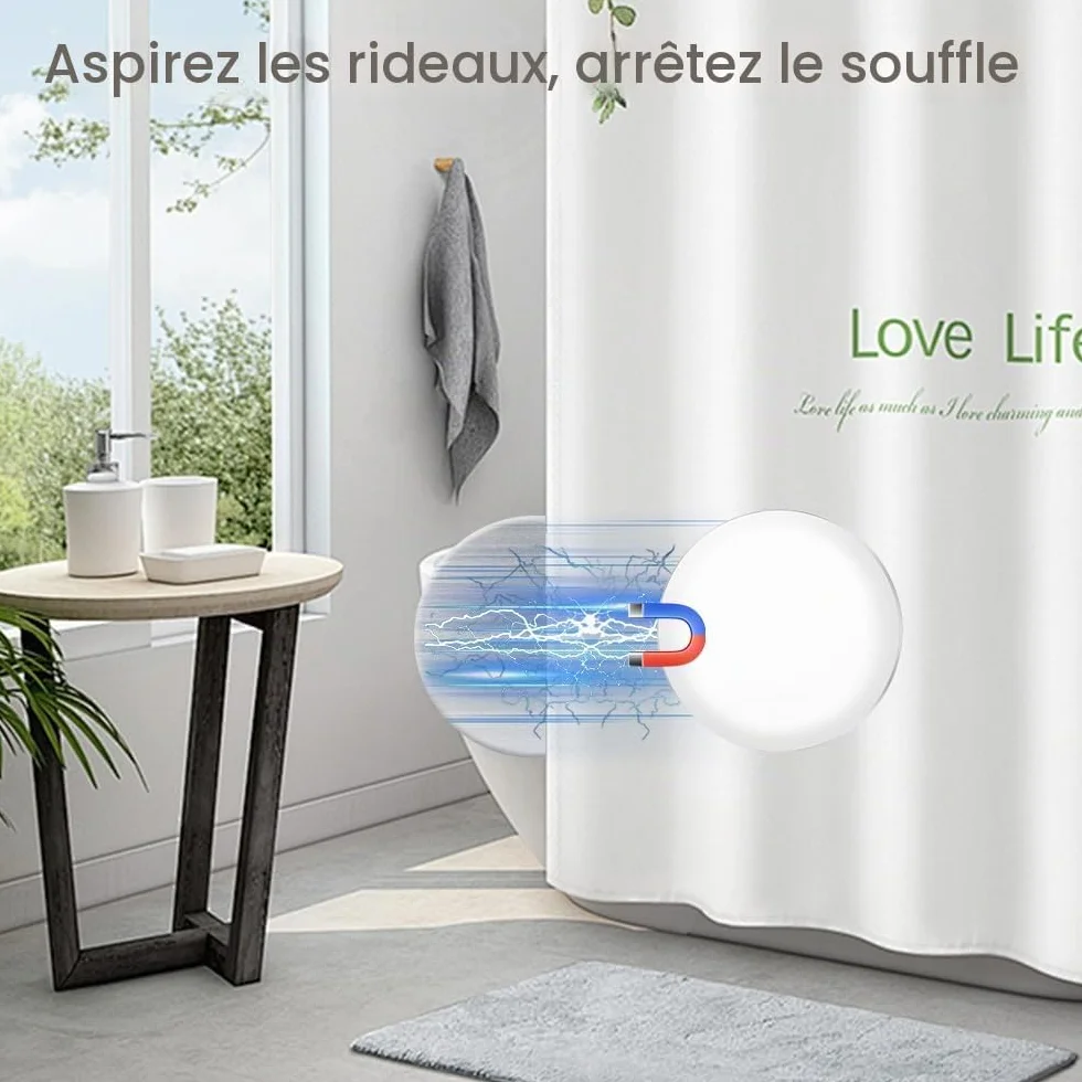 Poids de Nappe de Table Exterieur, Pince de Nappe Extra Lourde avec Aimant en Acier Inoxydable, 10 Pièces (Blanc)