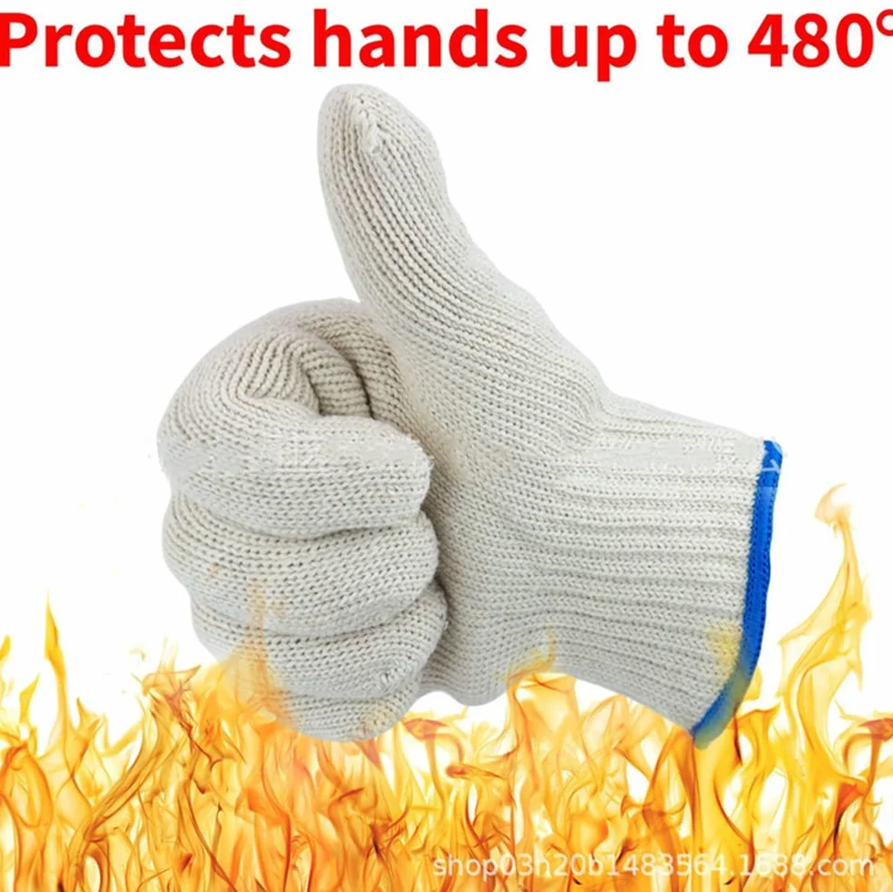 Gants de cuisine résistants à la chaleur pour protection cuisine, pâtisserie, casserole, grill