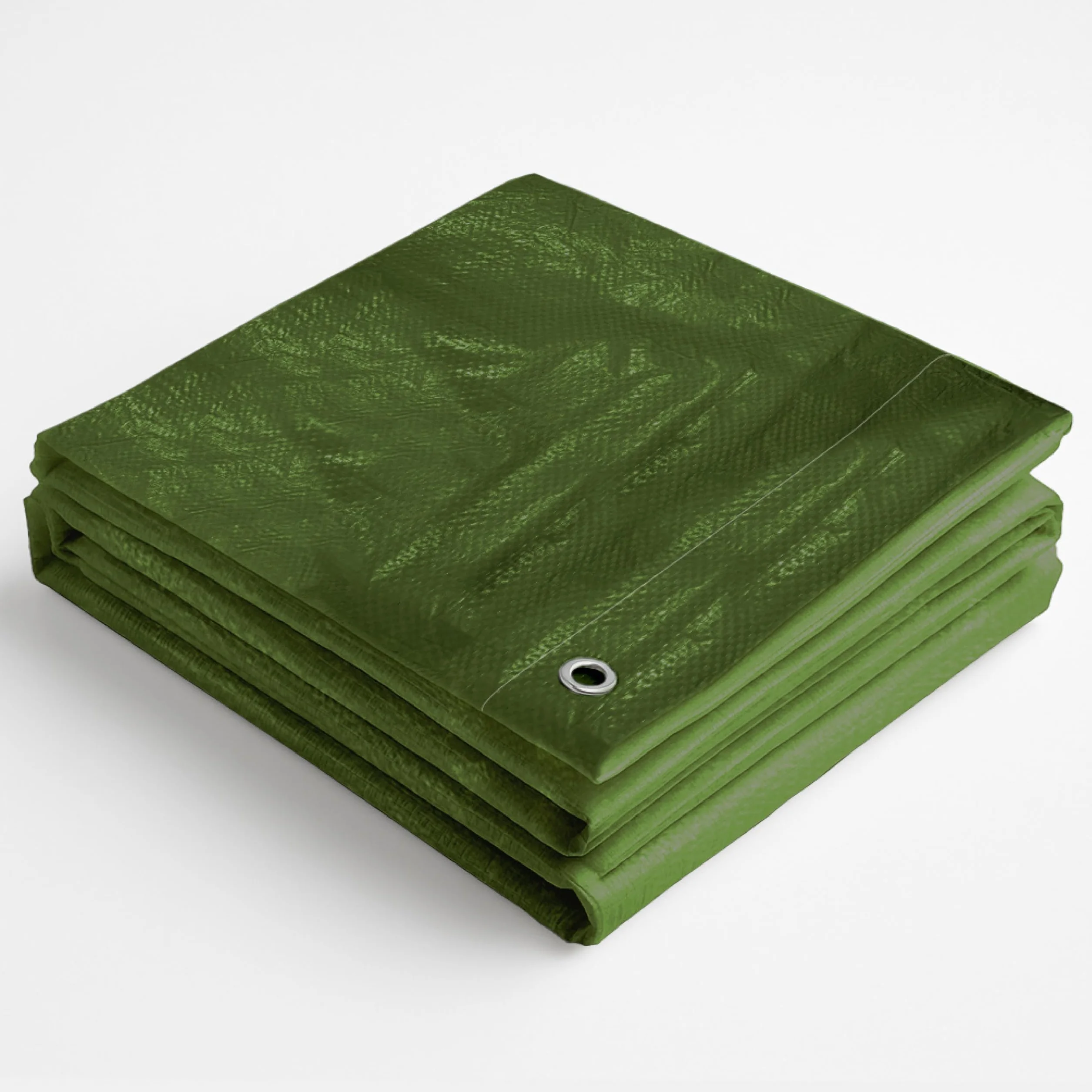 Bâche de protection textile 260 g/m² haute qualité vert blanc bateau bois