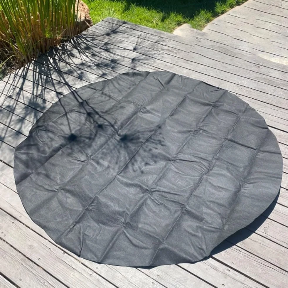 Tapis de piscine rond 12ft pour piscine hors sol extérieur