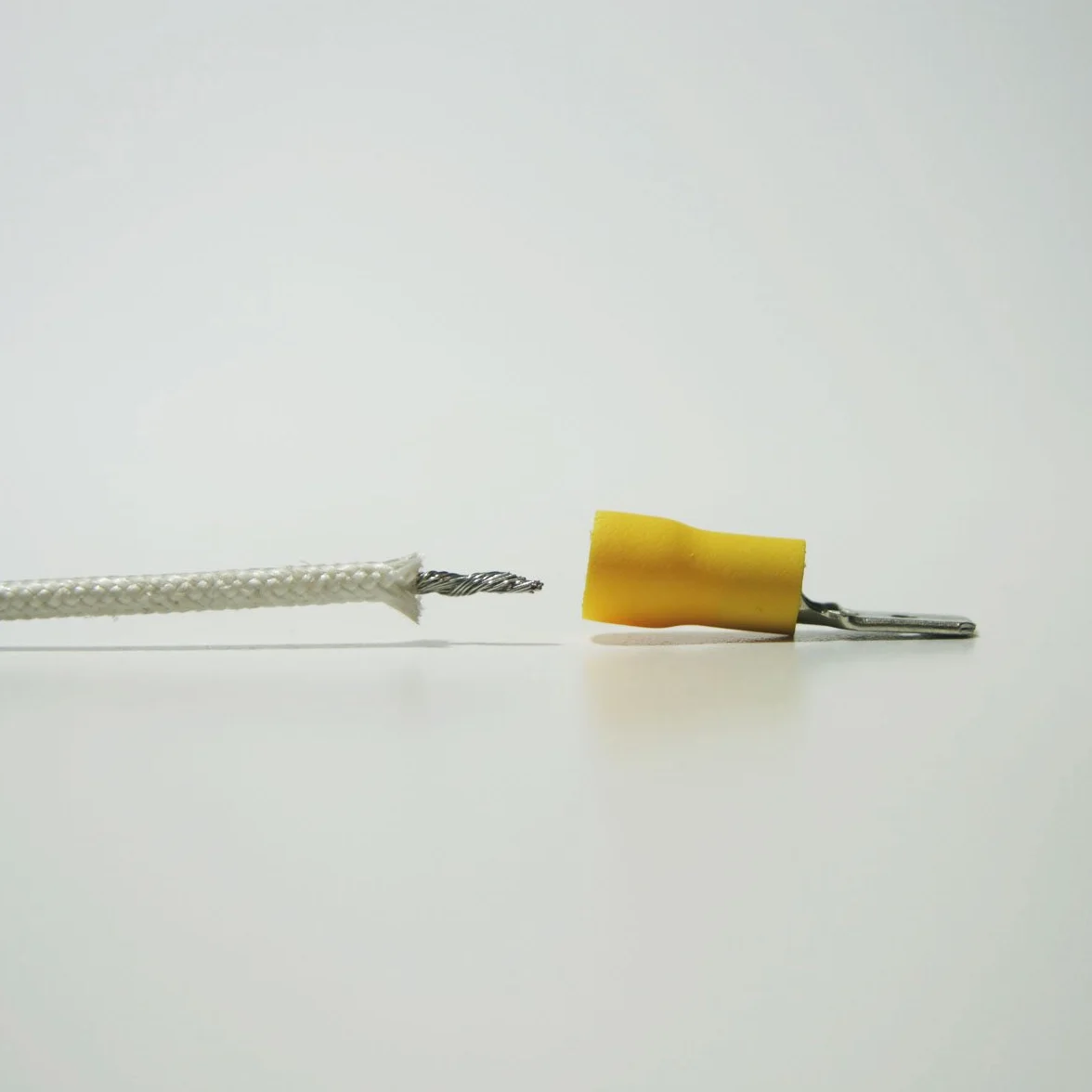 10 x Flachstecker Gelb 6,3x0,8mm / 4,0-6,0mm²