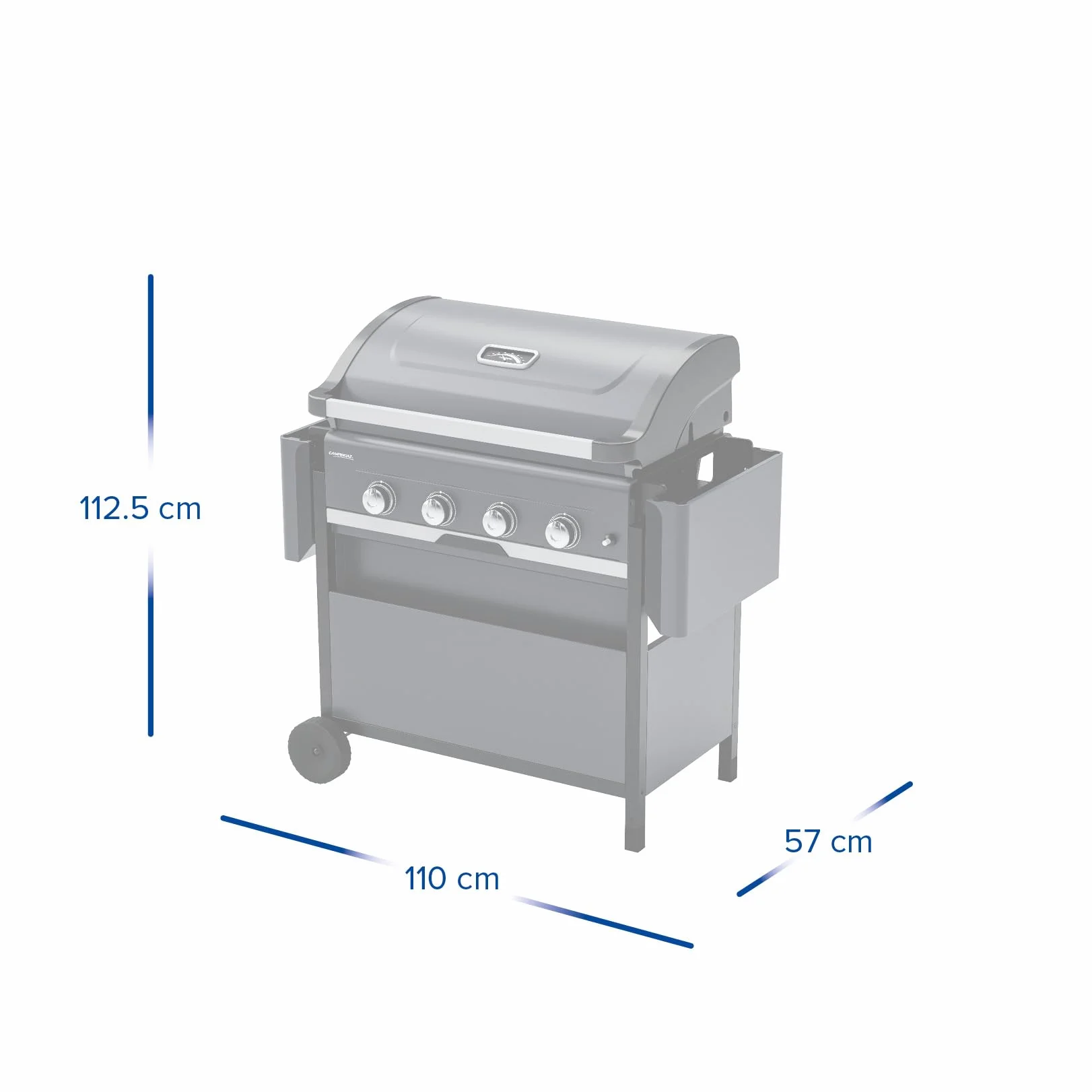 Campingaz Class 4 Select L Barbecue Gaz Combo 4 Brûleurs Acier Inoxydable 12 kW