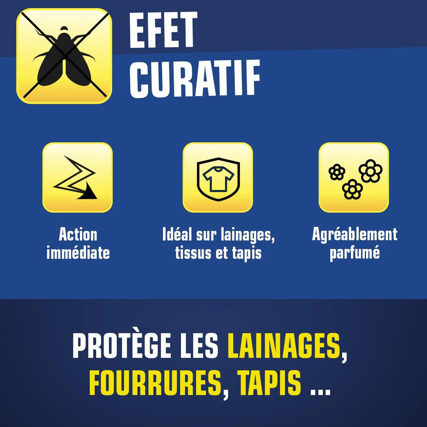 Spray Anti-Mites Vêtements Action Immédiate 400ml Technique Professionnelle