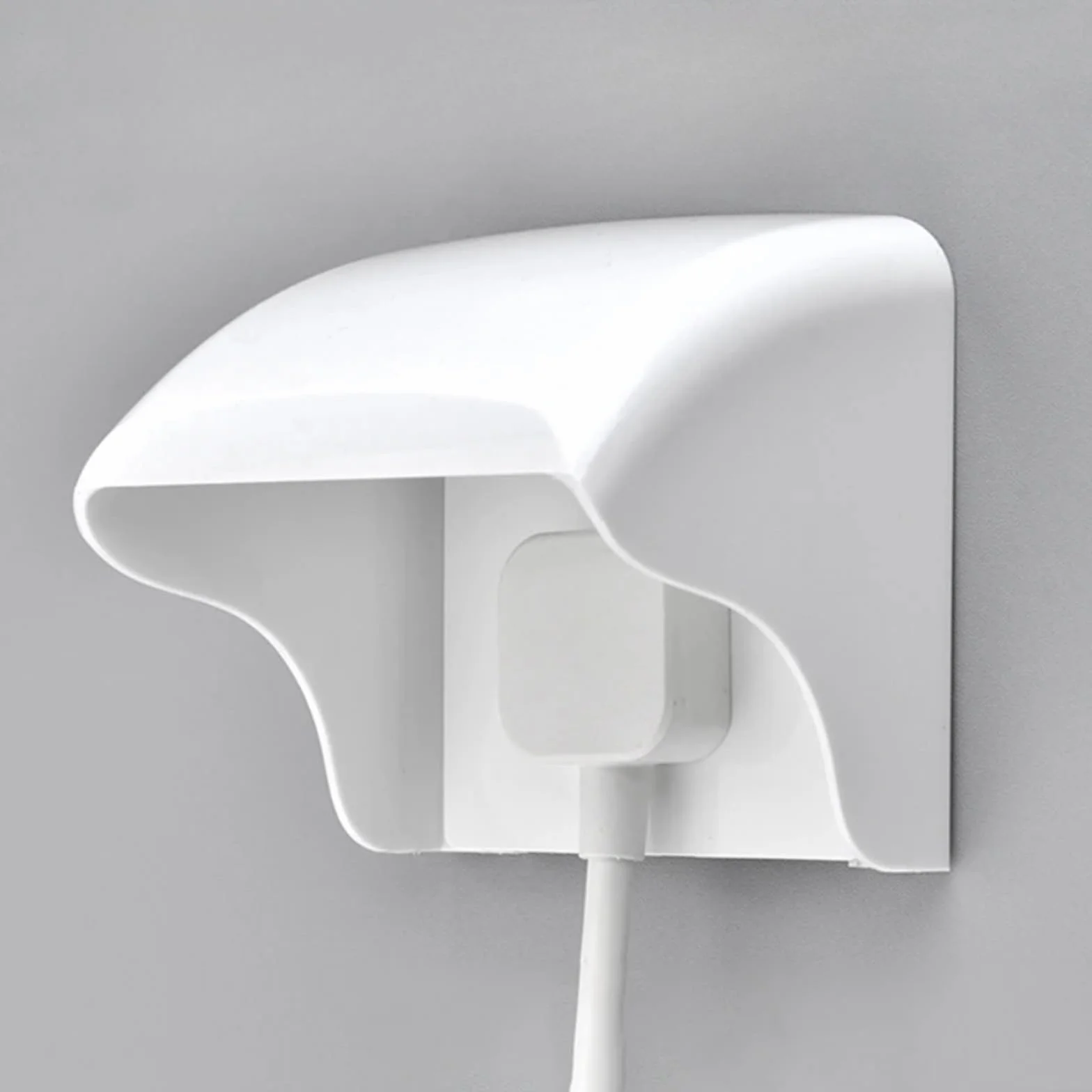 Couvercle de prise murale étanche, boîte de protection pour interrupteur extérieur, pour protection contre la pluie et l'humidité, matériau PP ignifuge, pour montage en surface ou encastré