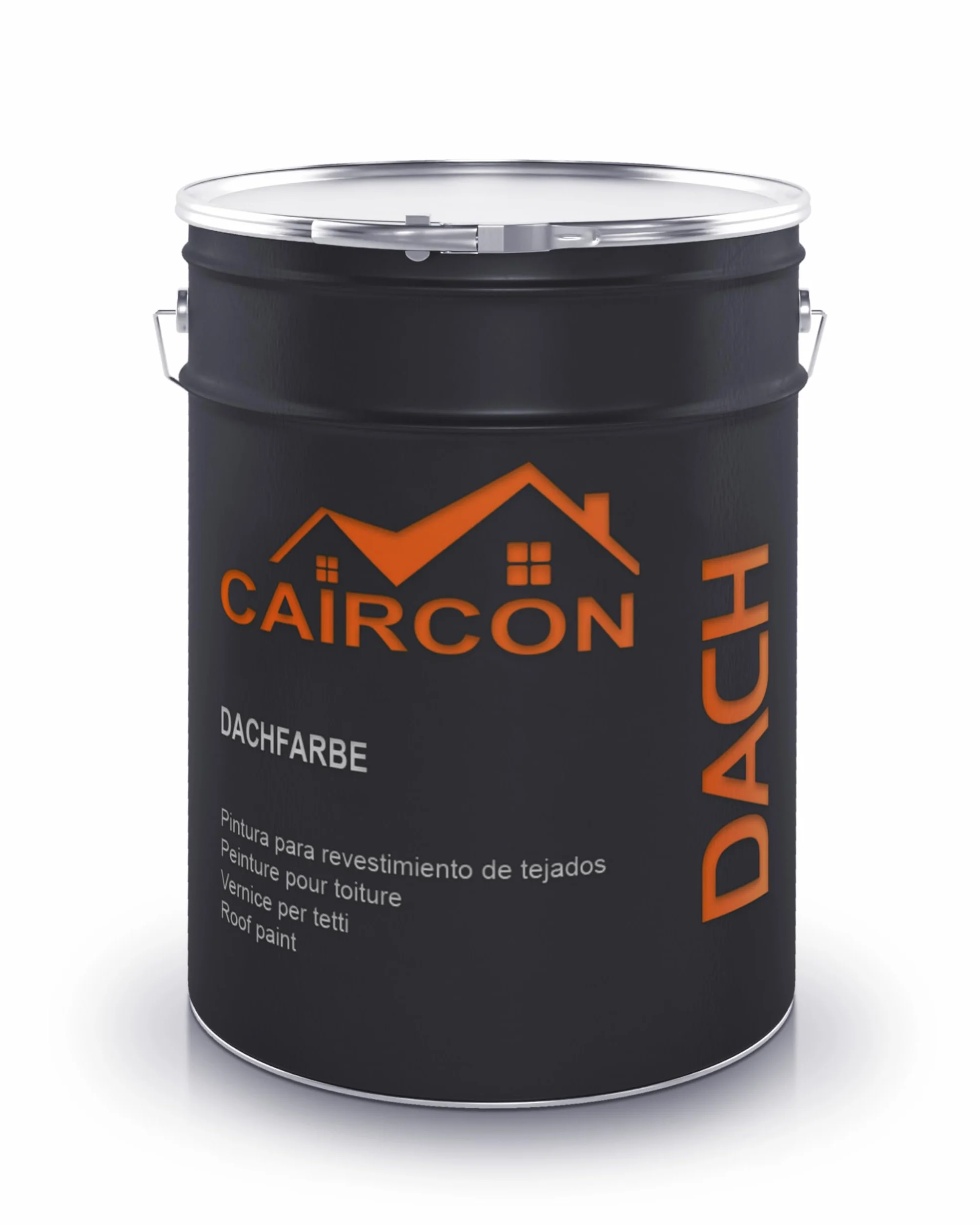 CAIRCON Peinture pour Toit - Rénovation toiture, tuiles - Revêtement professionnel: Imperméable, élastique - Terre cuite 10L