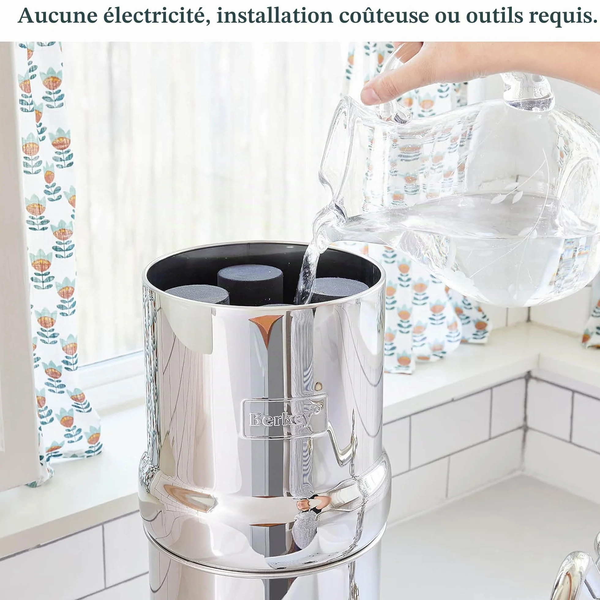 Berkey Big Black Purificateur d'eau en acier inoxydable 2 éléments