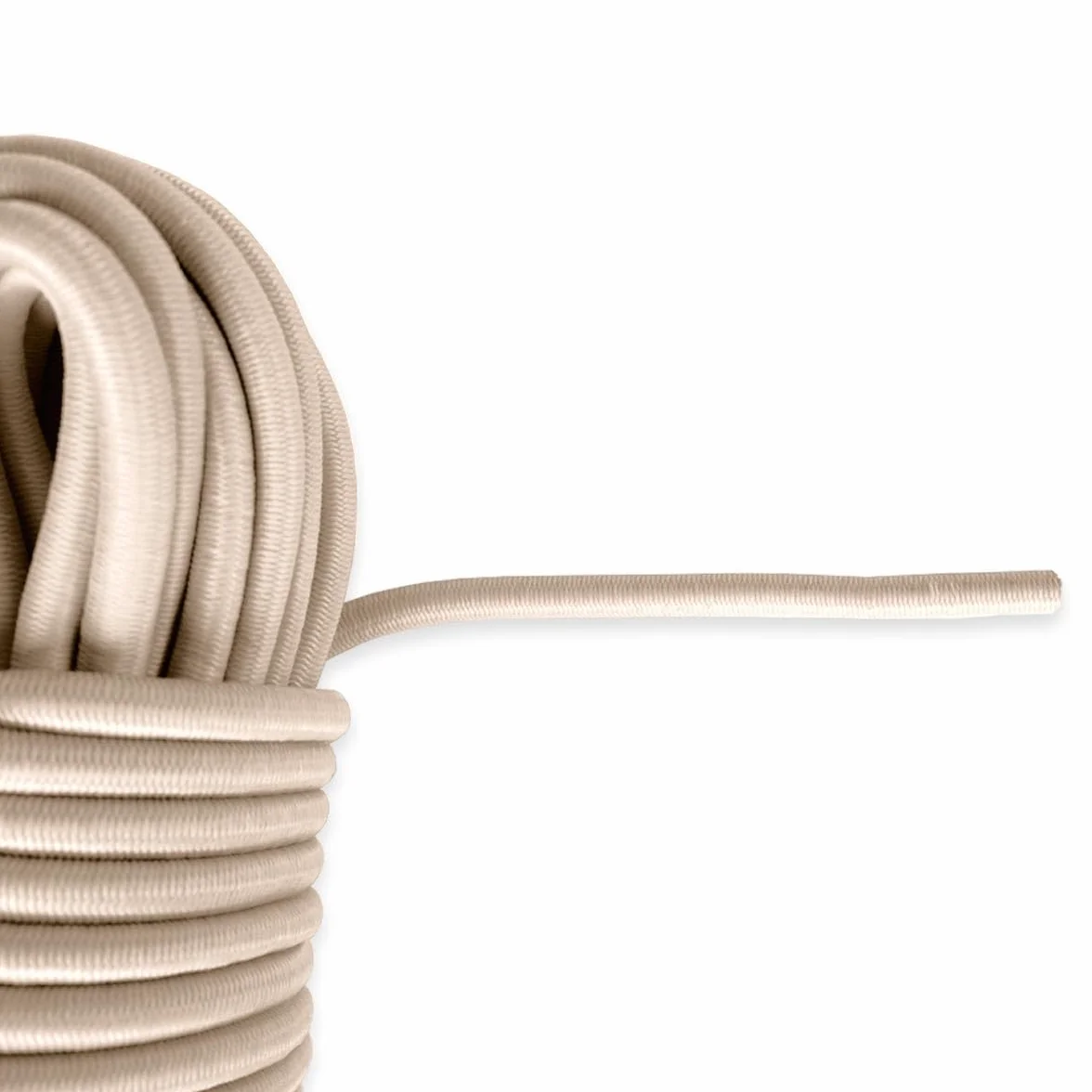 TECPLAST Sandow élastique Ivoire 20 mètres 9SW - Qualité Pro - Tendeur pour bâche de diamètre 9 mm