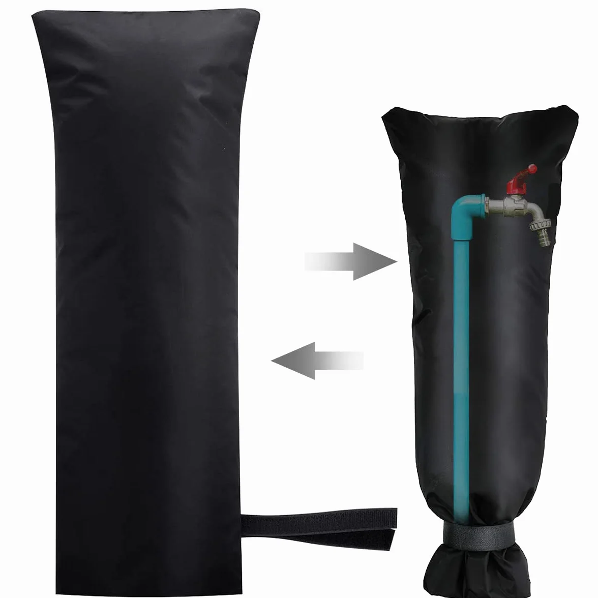 Housse Antigel Robinet Extérieur Imperméable Protection Gel Jardin Couvercle (M)