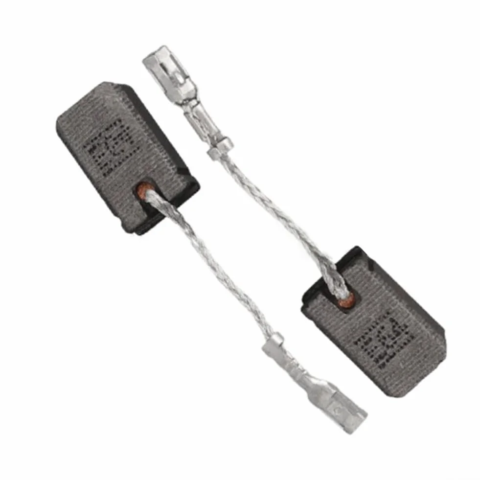 Lot de 2 balais de charbon pour Bosch 1607000V37, 6 x 10 x 16 mm E64 pour meuleuse d'angle GWS 12-125 AG50-11VSPD AG40-85P avec fil et ressorts