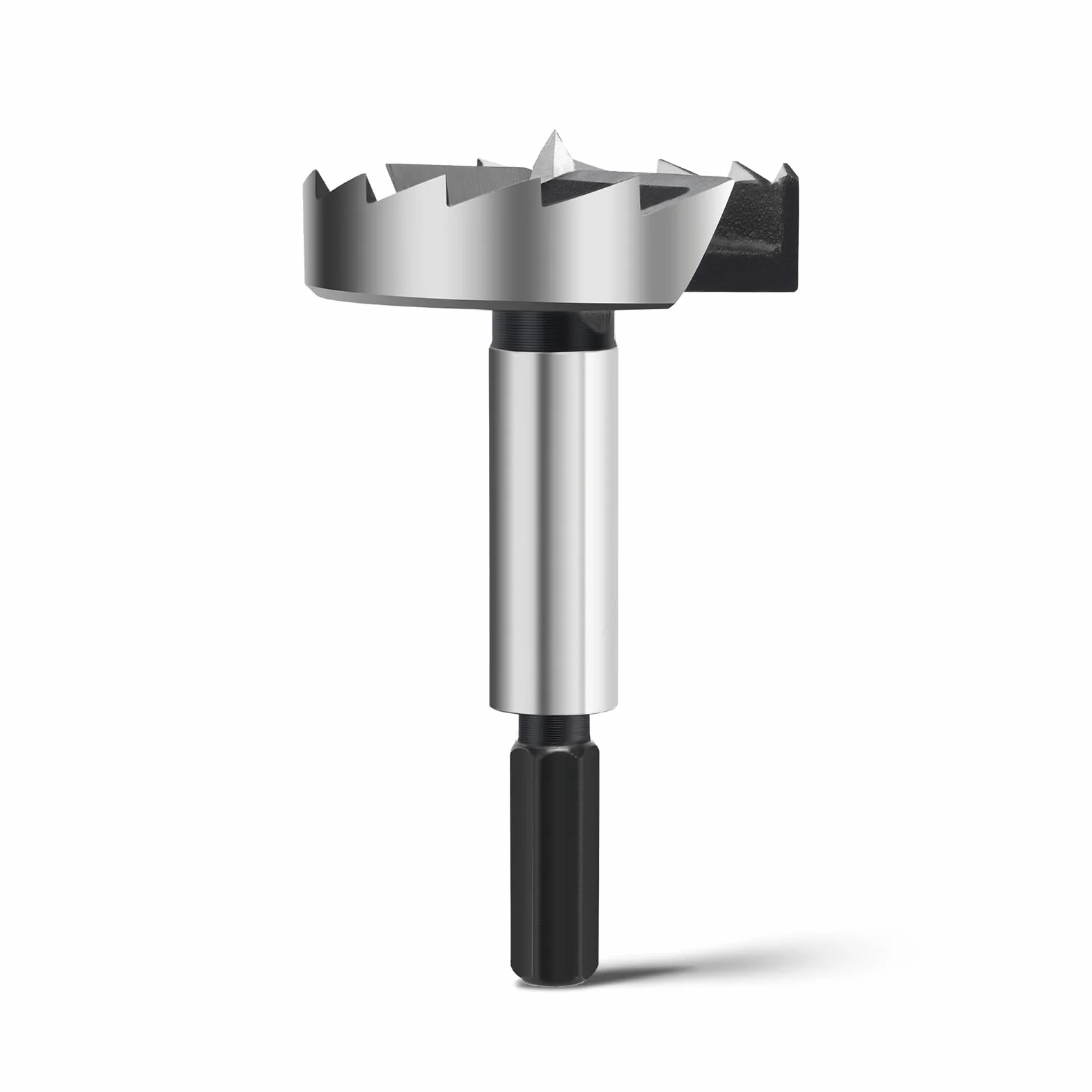 Mèche Forstner 50 mm pour bois, mèches Forstner diamètre 50 mm, longueur 90 mm avec tige hexagonale de 8 mm
