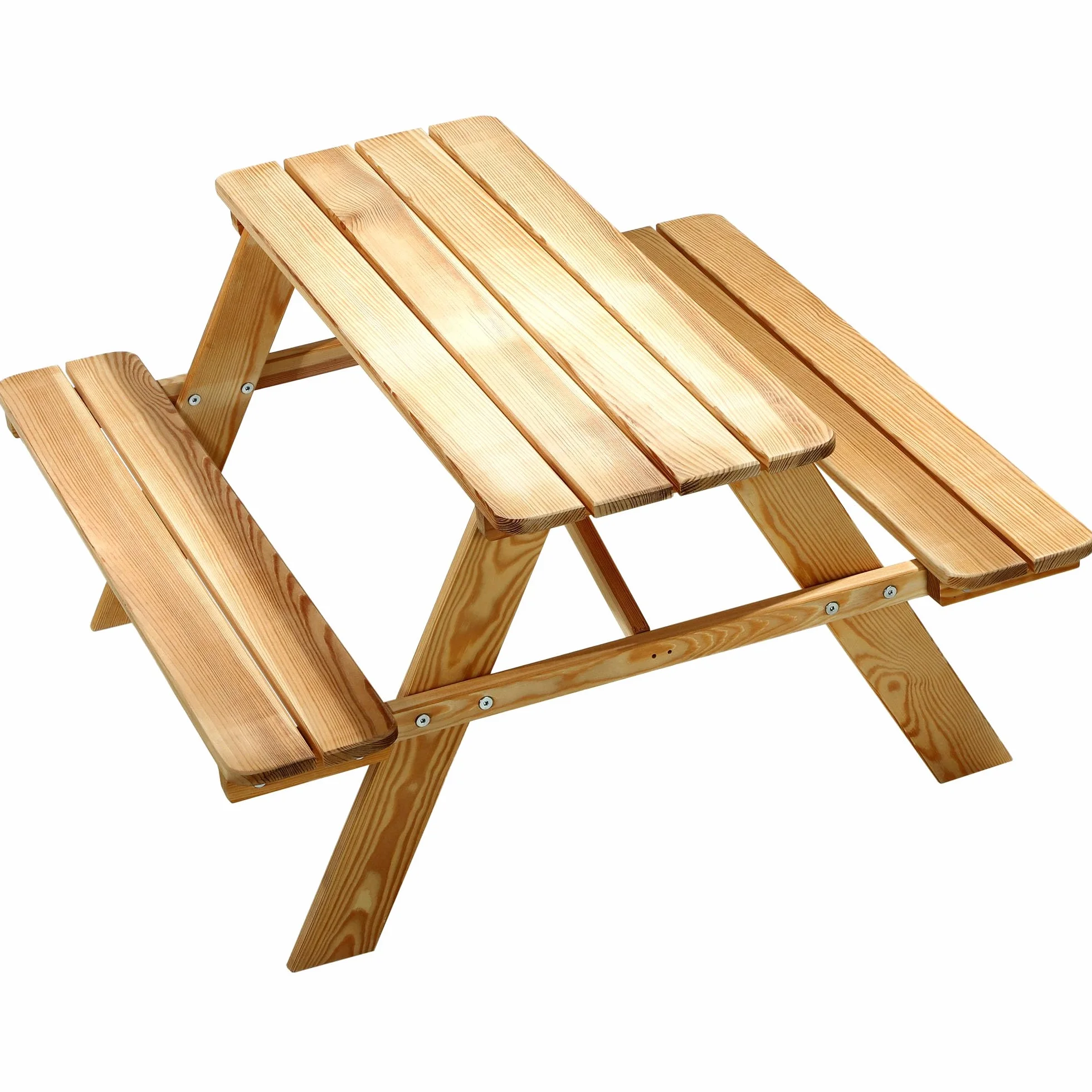 KADAX Table de pique-nique pour enfant en bois avec bancs, ensemble de jardin