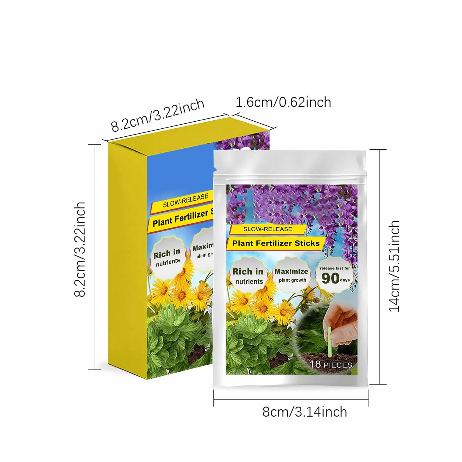 Pastilles nutritives pour plantes 18 unités nutriments naturels libération lente fleurs arbres vivaces légumes jardin
