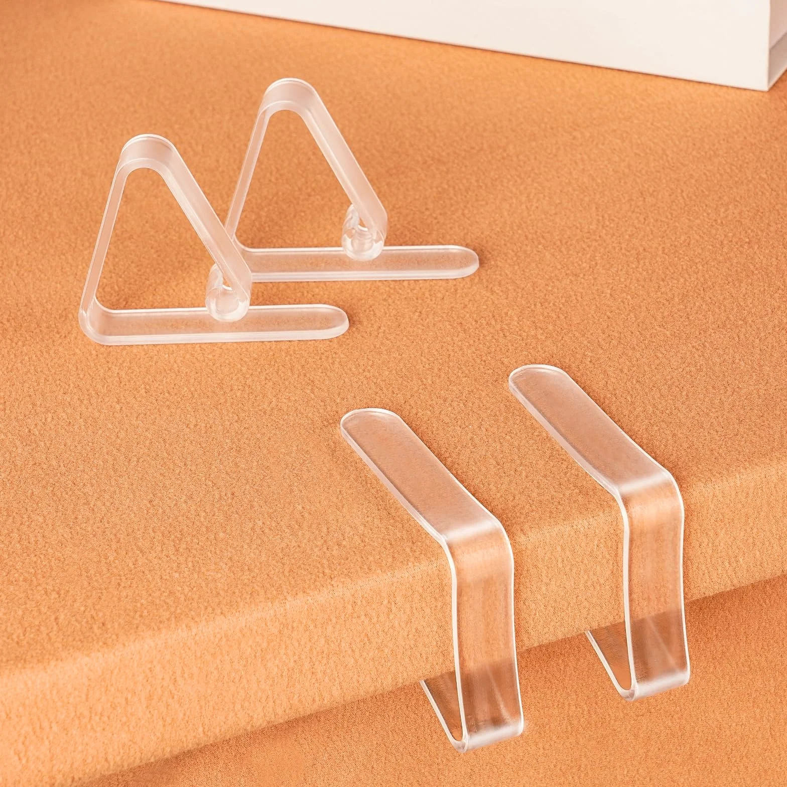 Pinces À Nappe Plastique 27Pièces Clips de Nappe Table Anti-Glissant Transparent Fixation Attache