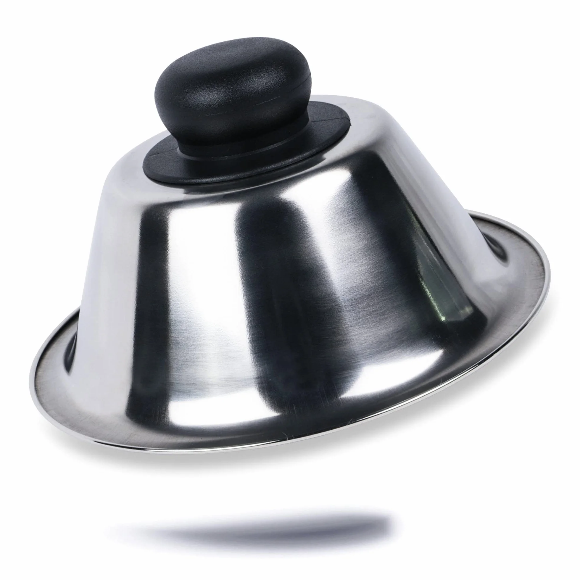 Cloche à hamburger en acier inoxydable noir Kerafactum