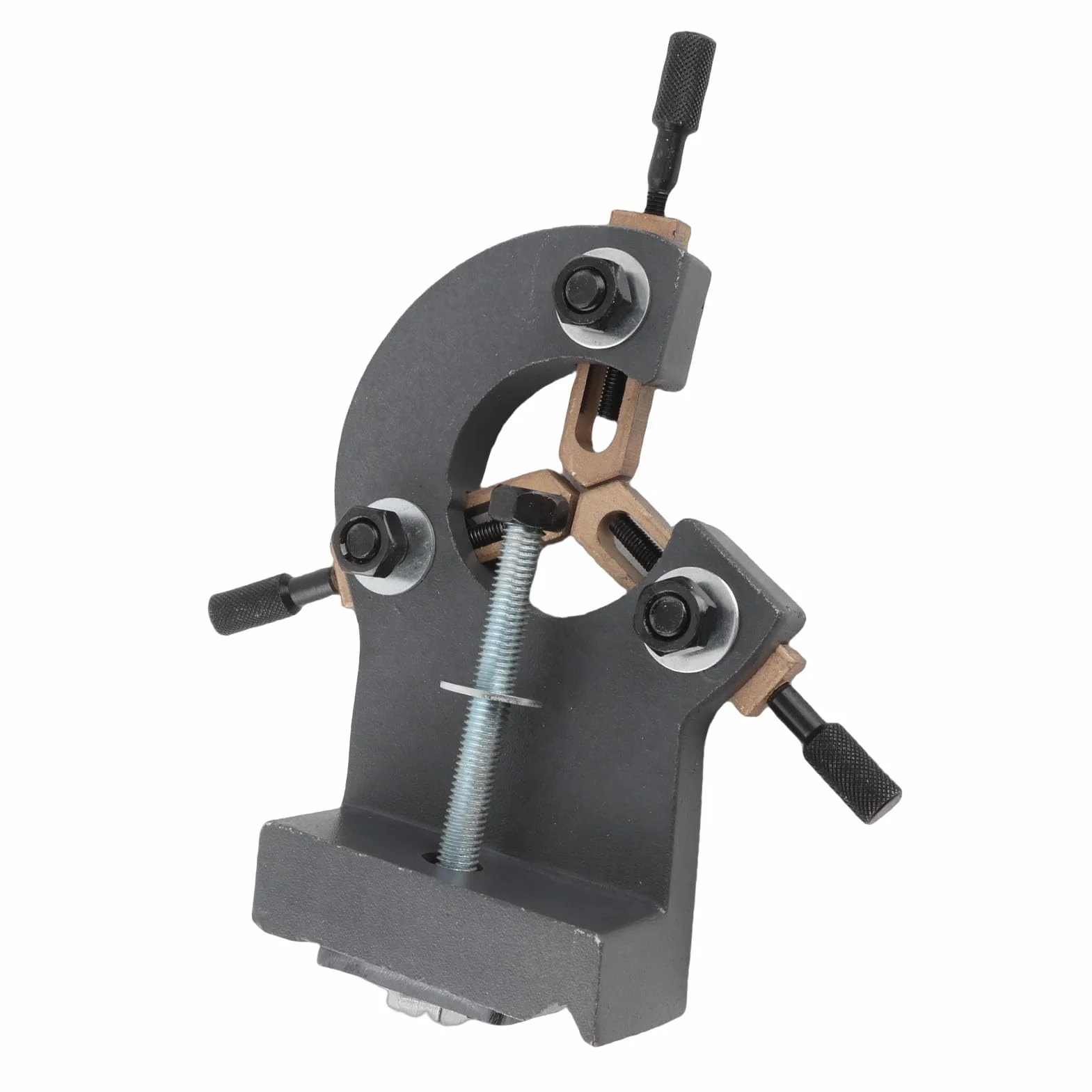 Mini lunette de tours, lunette de tournage sur bois, lunette de tours à bois, stabilisateur de tours en métal fixe pour 0618 CJ18 CJ0618A 7x12 7x14 0618‑3B, support central de