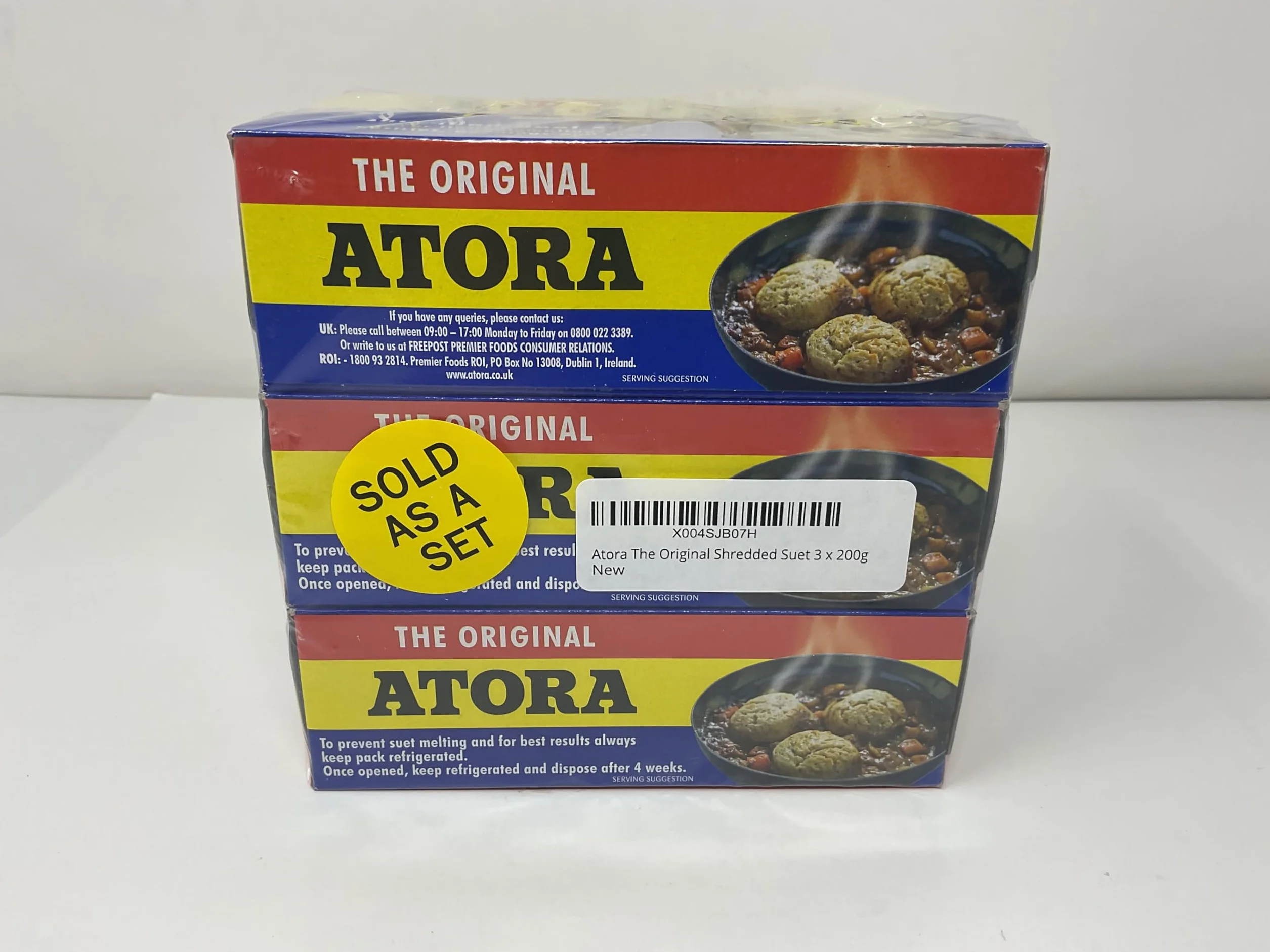 Atora The Original râpé Suet 3 x 200g