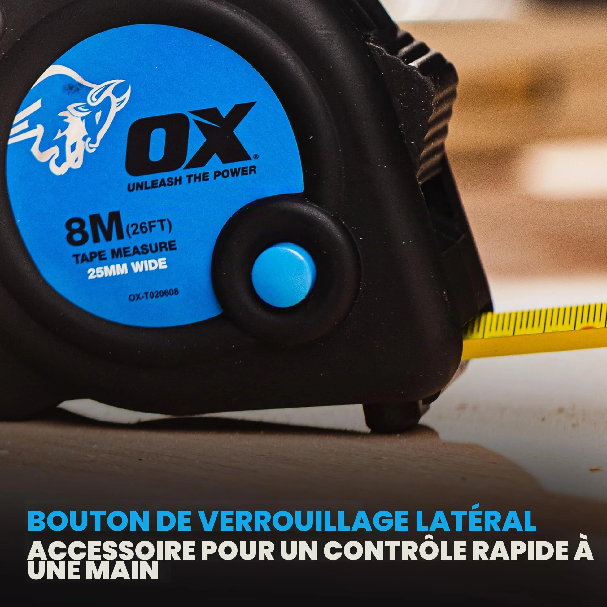 8M Tape Measure Metric Only