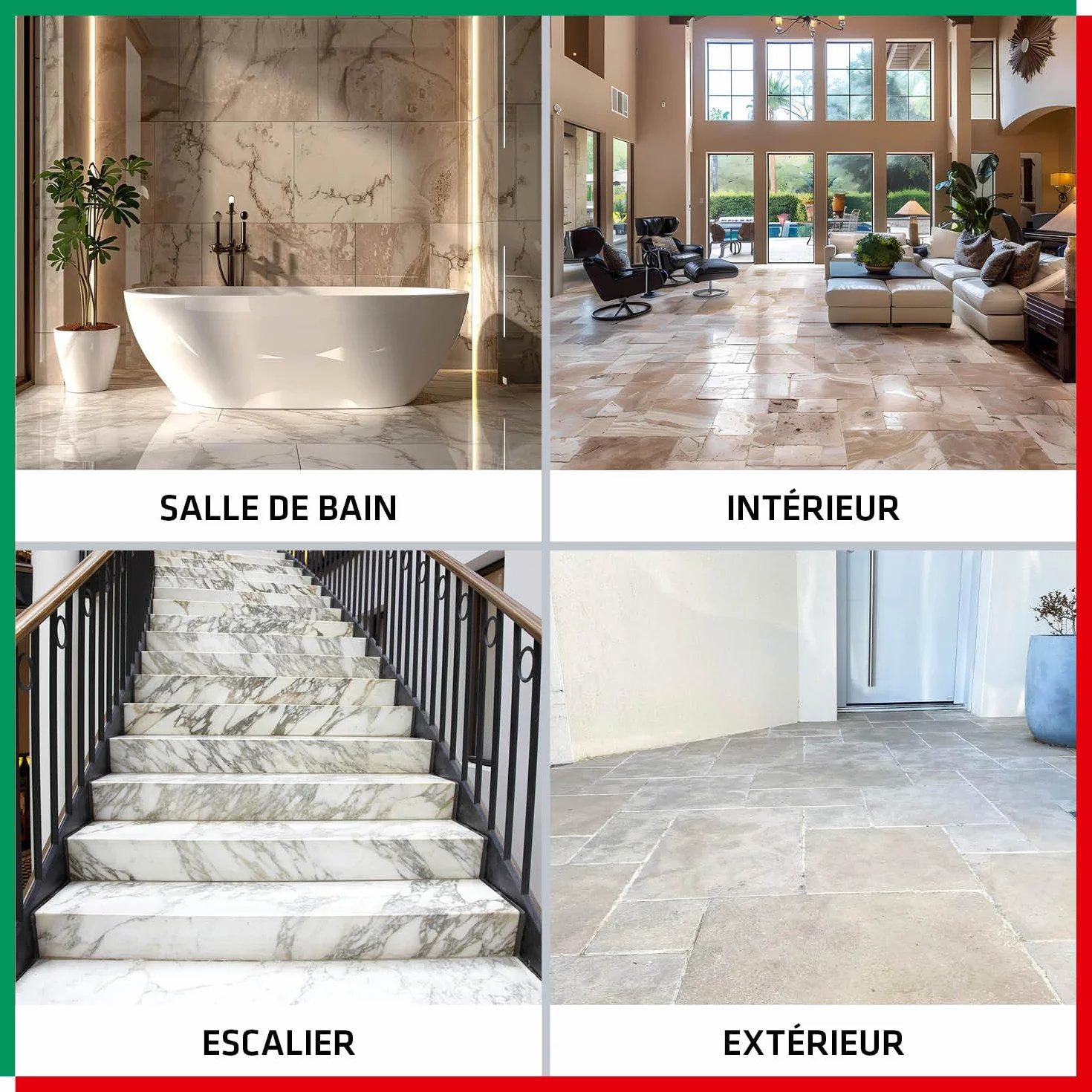 Parexlanko - Colle carrelage - Tous Carreaux Tous Supports - Blanc - Neuf et rénovation - Spécial grès cérame - Adhérence haute performance - 5kg