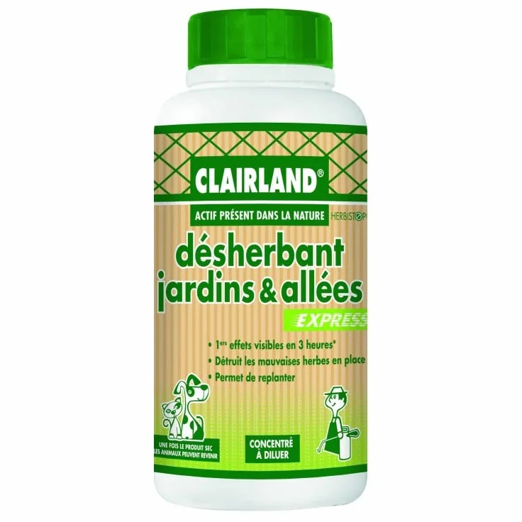 Clairland Désherbant Concentré 500 mL Jardins Allées