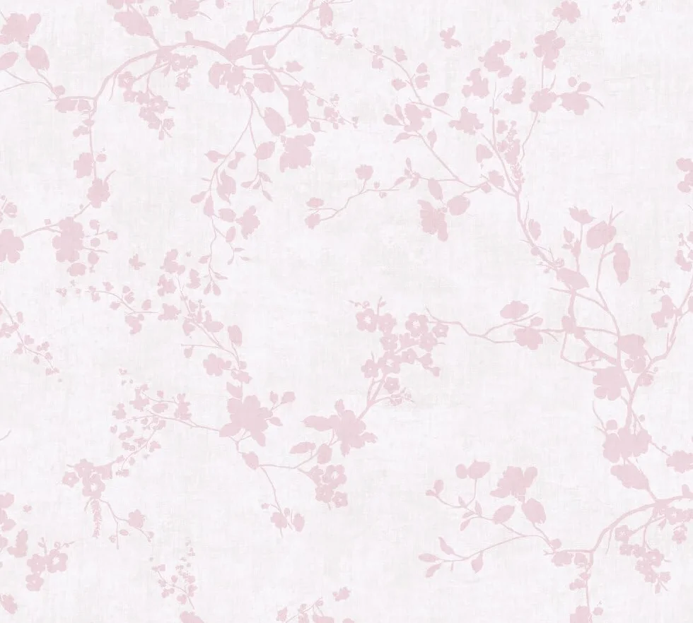 A.S. Création papier peint intissé à motif pour enfants en crème, rosé – papier peint avec branches 10,05 x 0,53 m – 770791