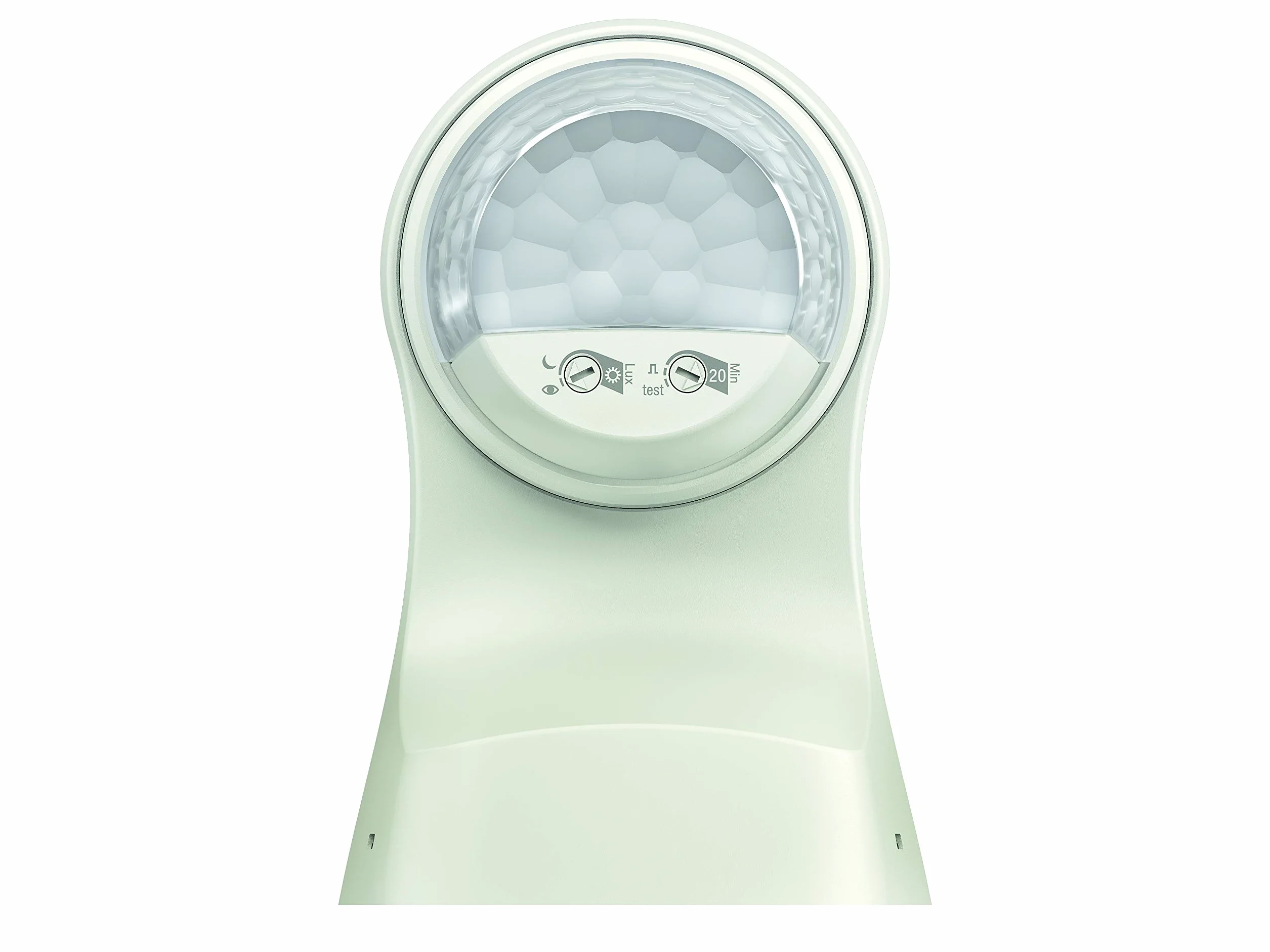 Theben 1010505 theLuxa S180 WH - Détecteur de Mouvement (PIR) - pour l'extérieur - Couverture Angulaire 180° - Blanc