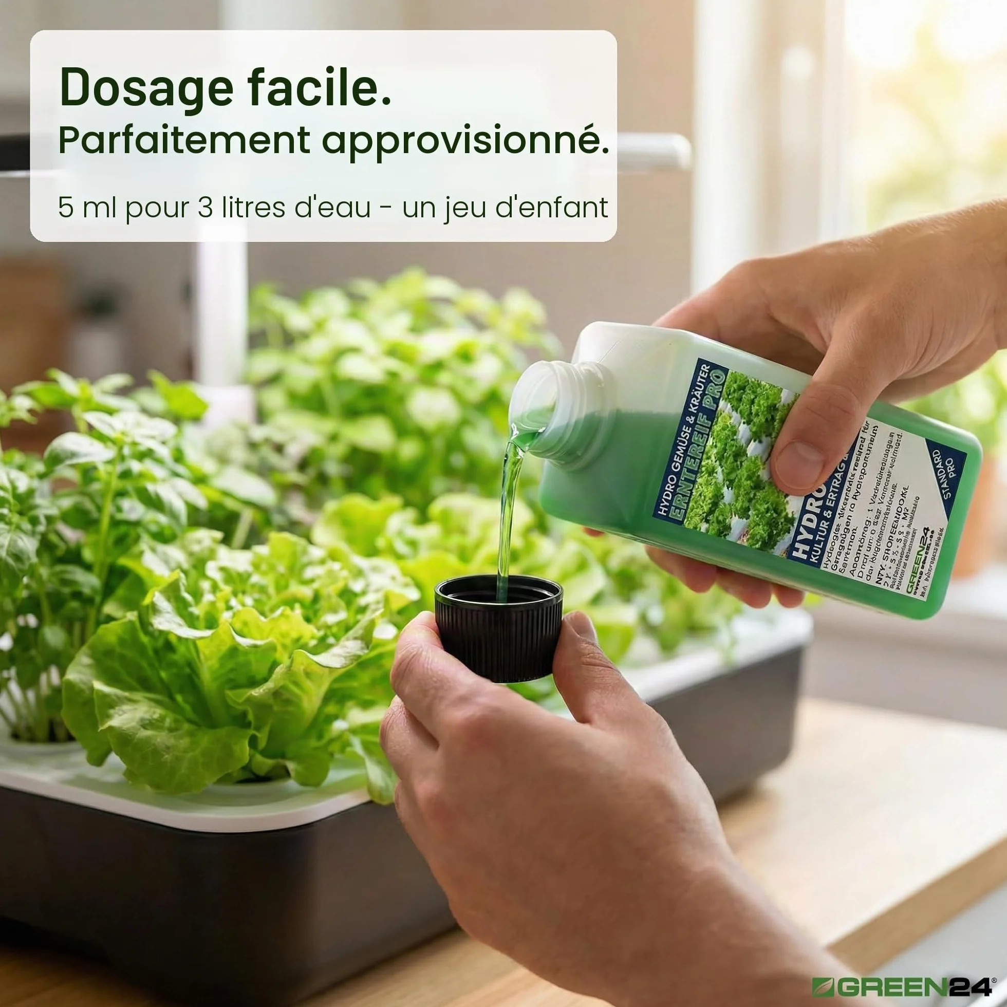 Engrais complet NPK pour plantes hydroponiques - Nutriments concentrés 250 ml