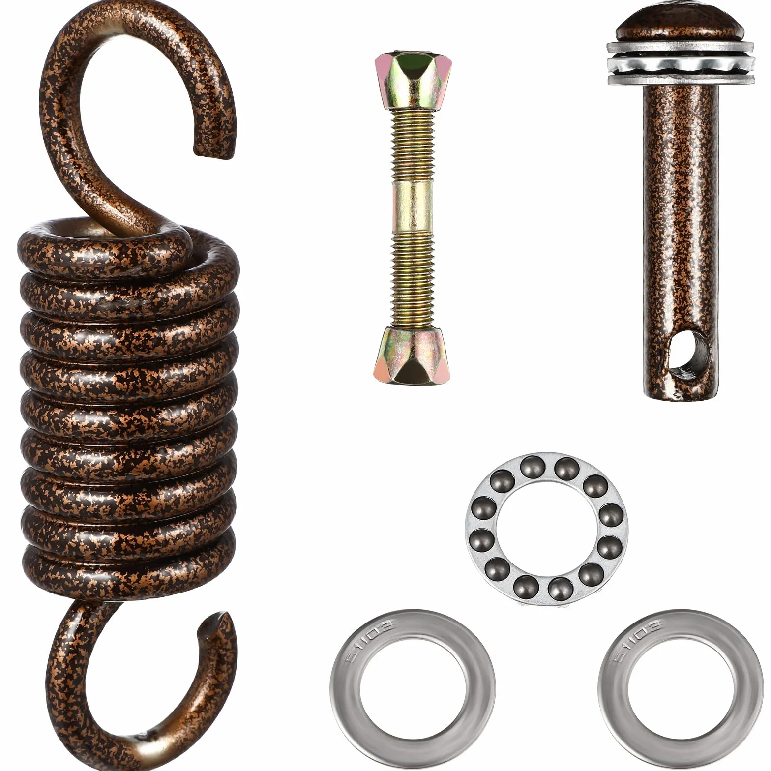 Cabilock Kit de Suspension Robuste pour Chaise Hamac avec Ressort Accessoires Intérieur Extérieur