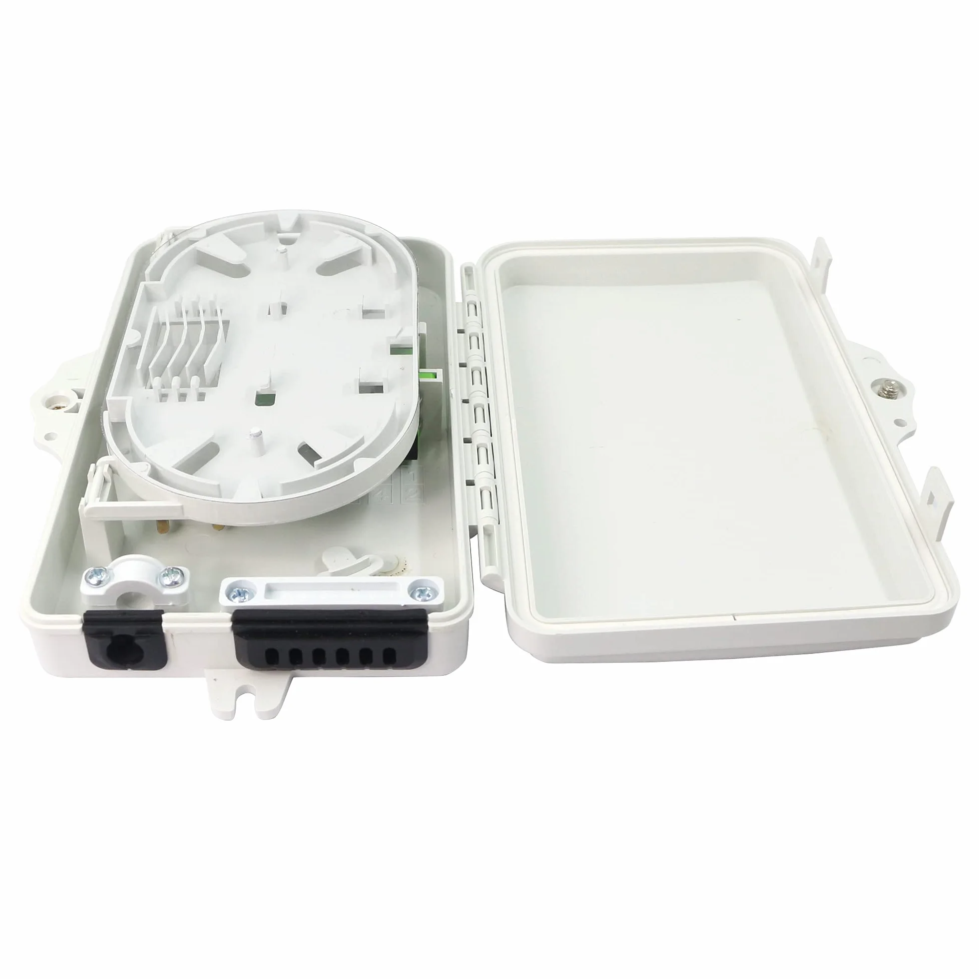 Boîte de distribution en fibre optique FTTH à 6 cœurs, boîte de distribution et répartiteur en fibre optique à 6 ports, pour adaptateurs SC, FC, E2000