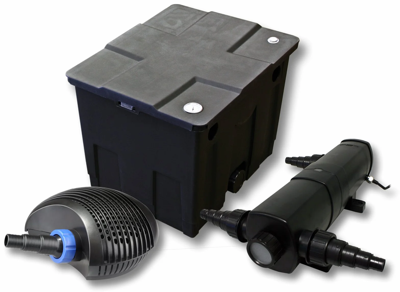 SunSun CBF-350 Filtre de bassin 12000 L Biologique CTF-6000 SuperECO pompe 6000l/h 40W CUV-236 lampe UVC 36W
